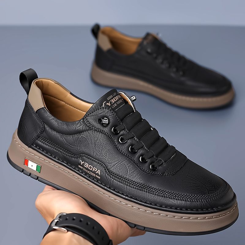 Men's Genuine Leather Sneakers