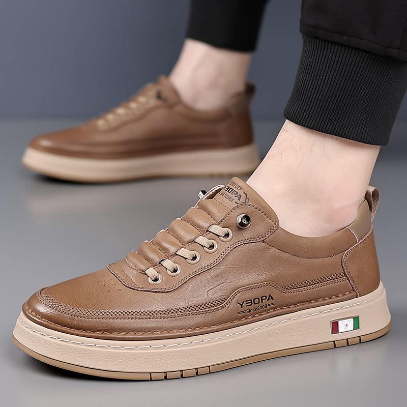 Men's Genuine Leather Sneakers