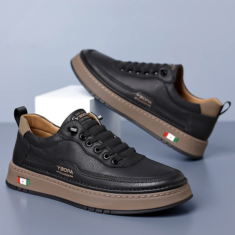 Men's Genuine Leather Sneakers