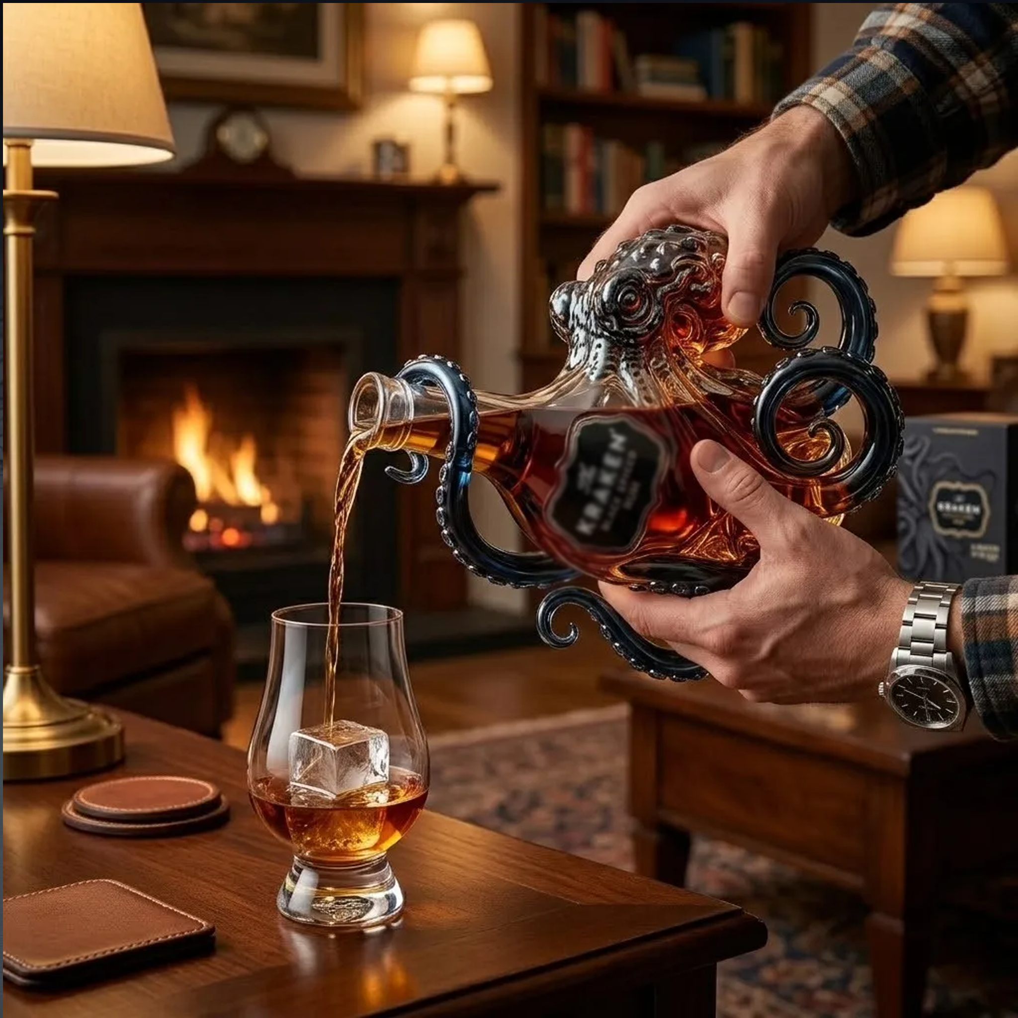 Deep Sea Octopus Decanter