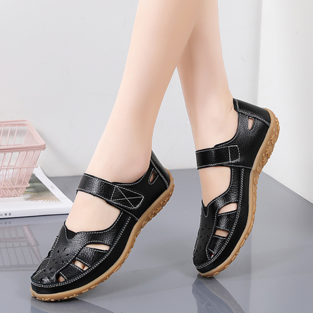 Uniqcomfy Wide Toe Box and Wide Size Leather Shoes