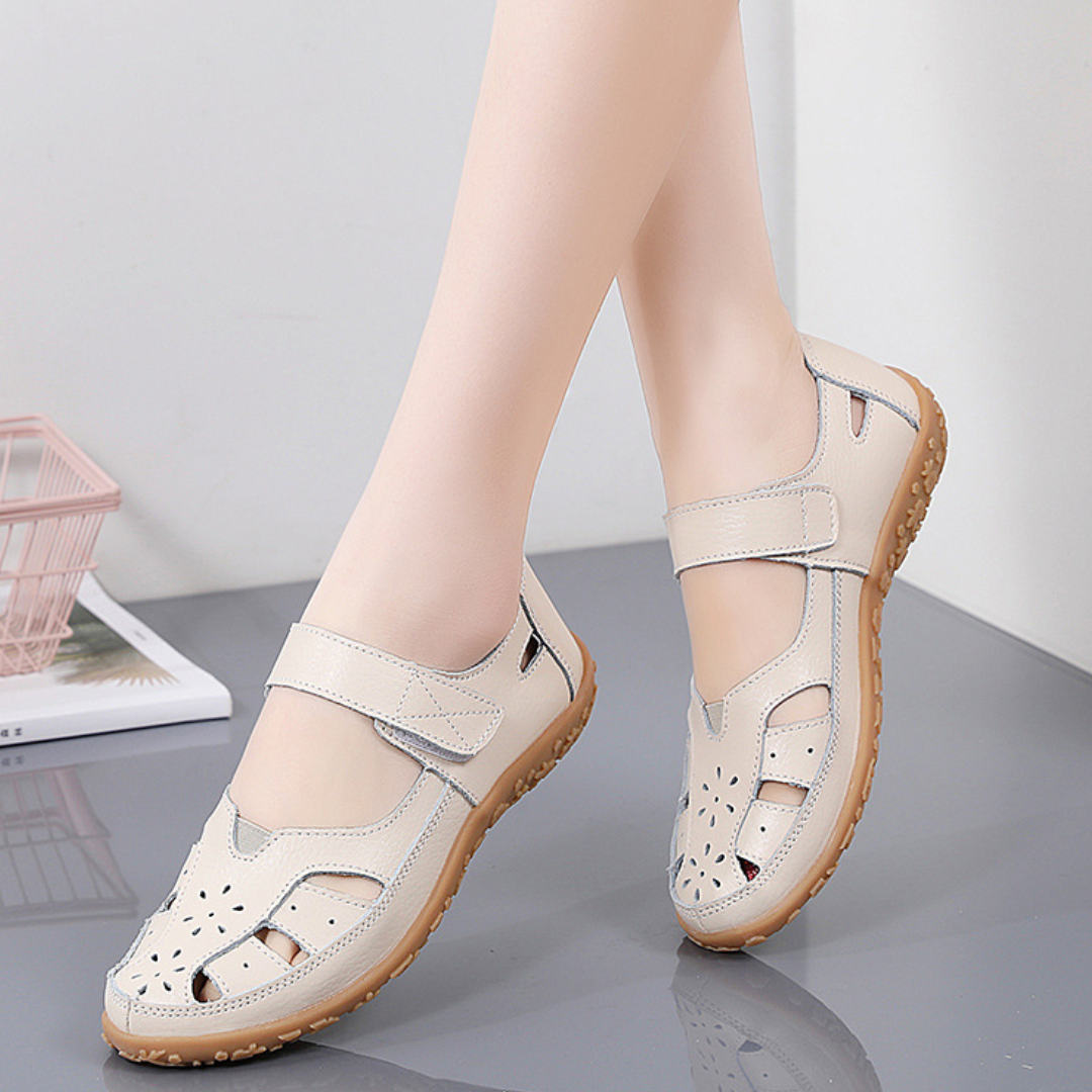 Uniqcomfy Wide Toe Box and Wide Size Leather Shoes