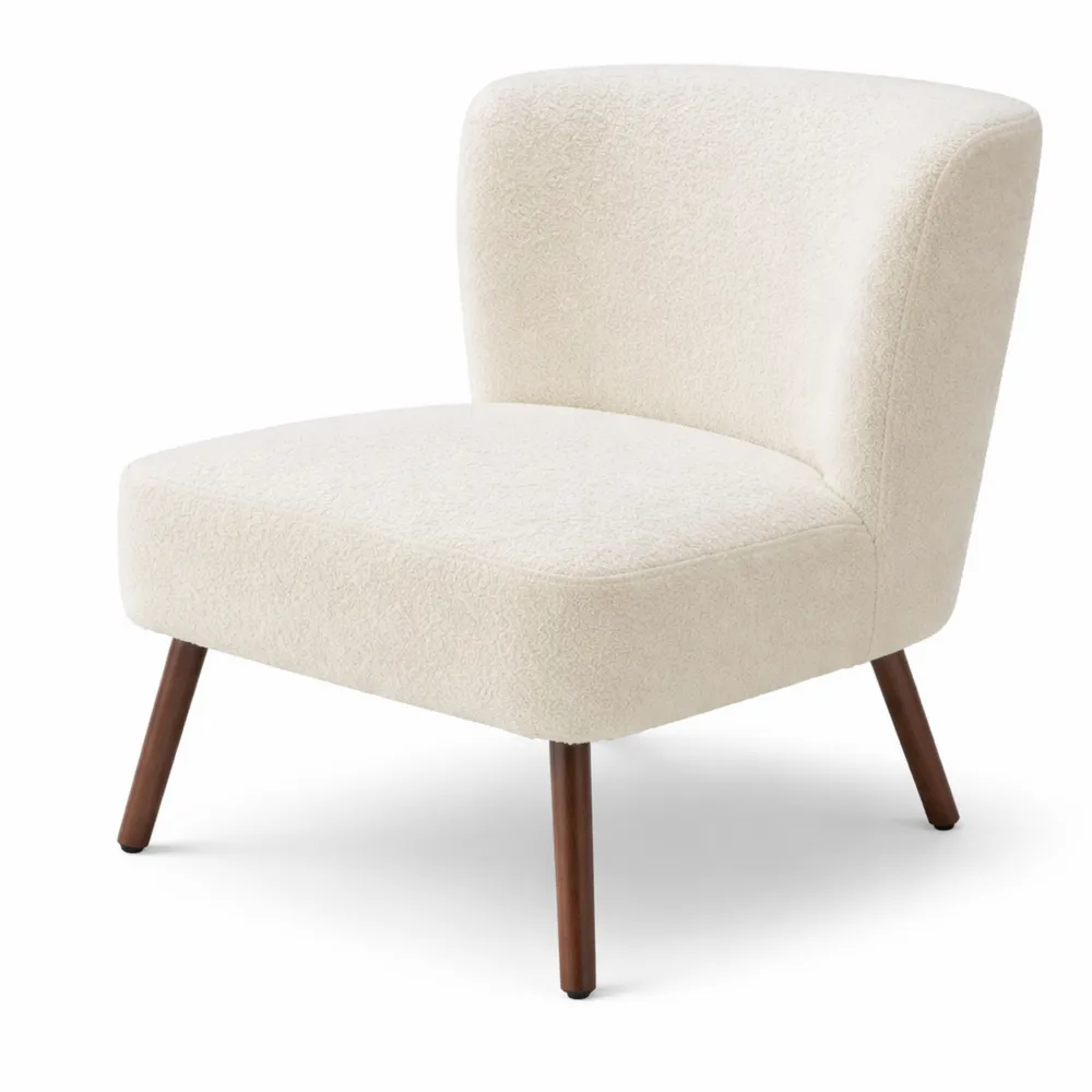 Poltrona scandinava da cocktail, design moderno e comodo, per salotto e lettura