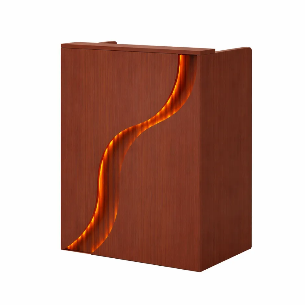 Banco reception moderno con cassetto tastiera per saloni ed aree accoglienza