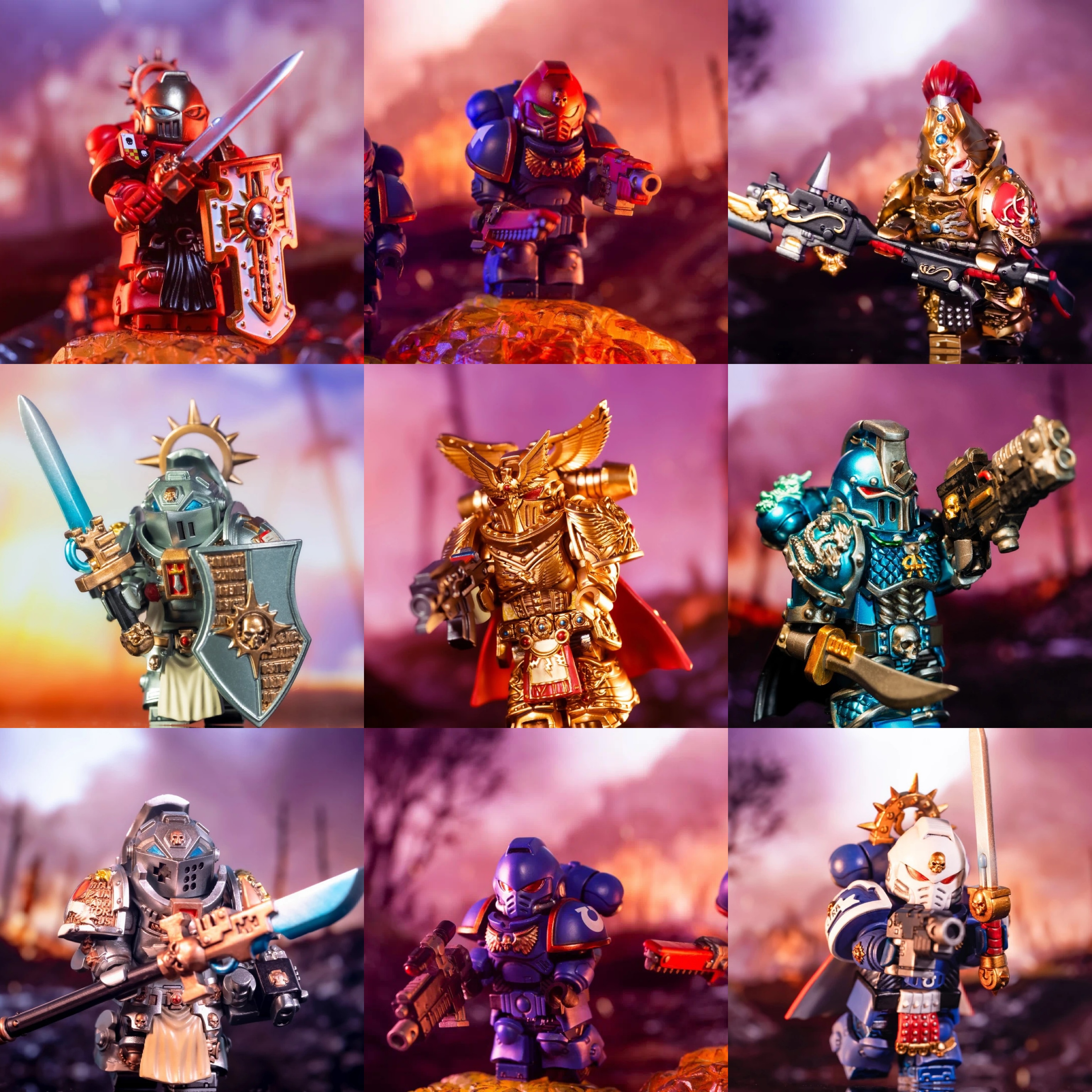 Mystery Gothic Space Warrior Building Block Figure Series