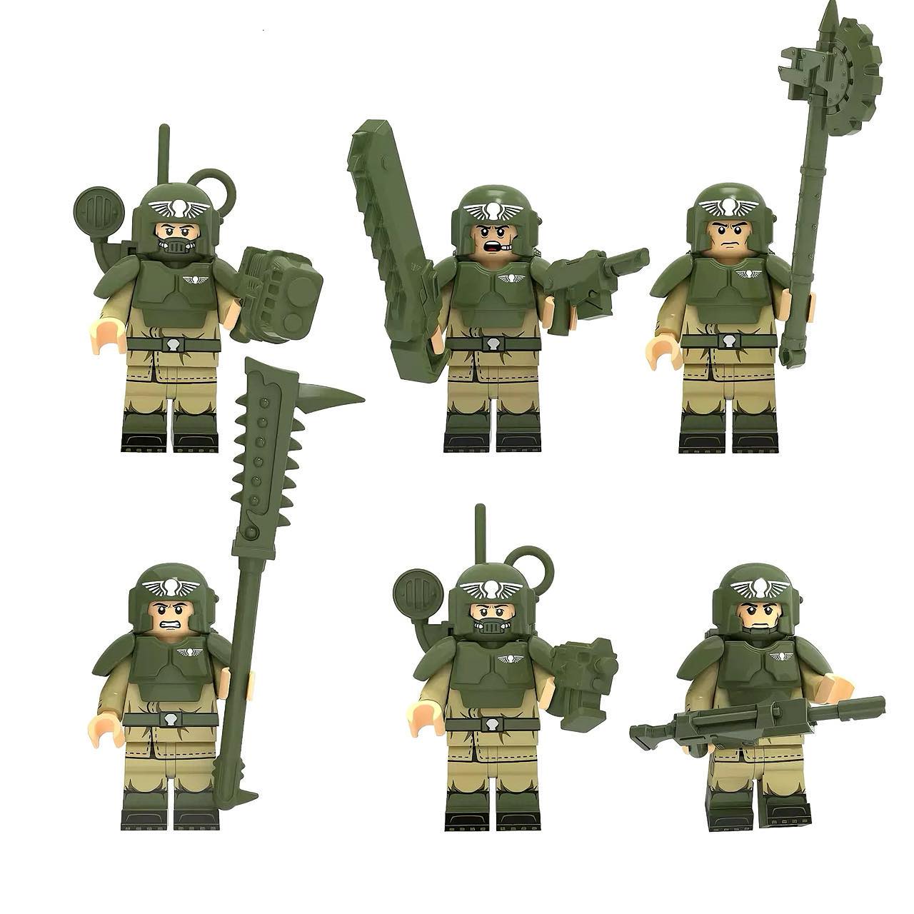 Warhammer 40,000 Astra Militarum Minifigure Set