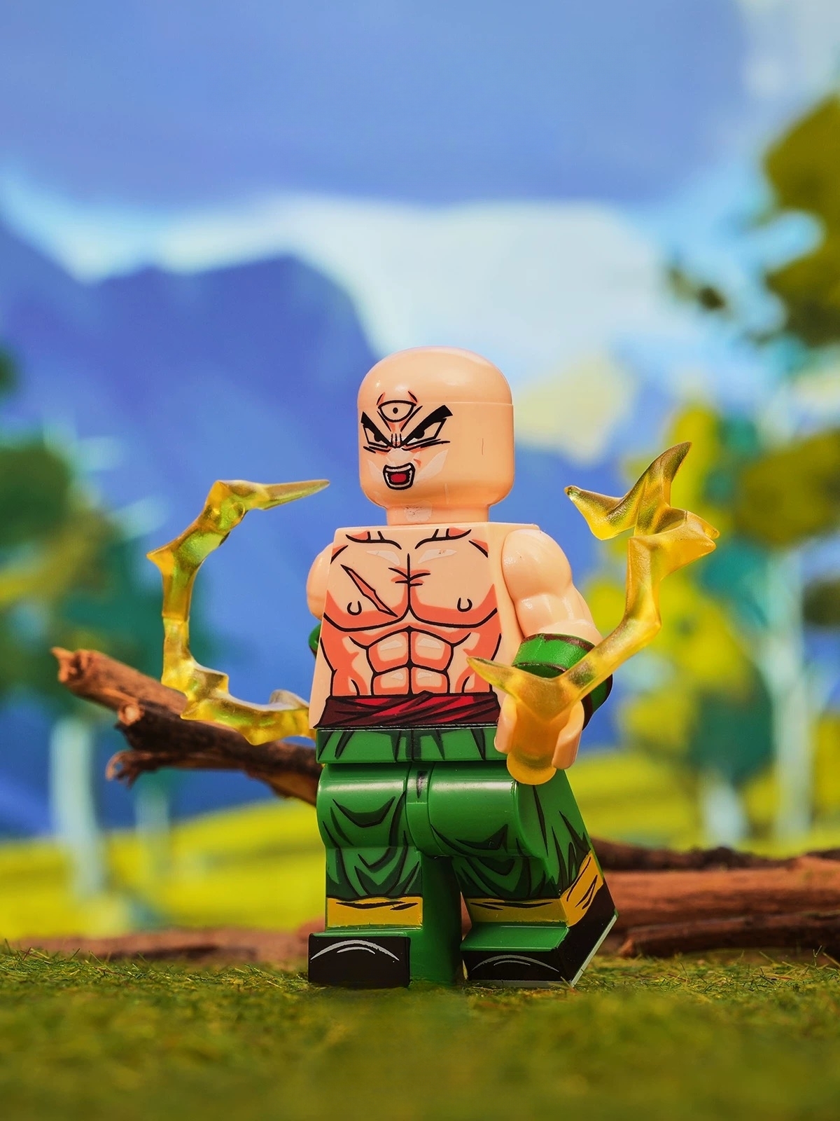 Cold-Hearted Android Warrior Building Block Figure Mass Production Version