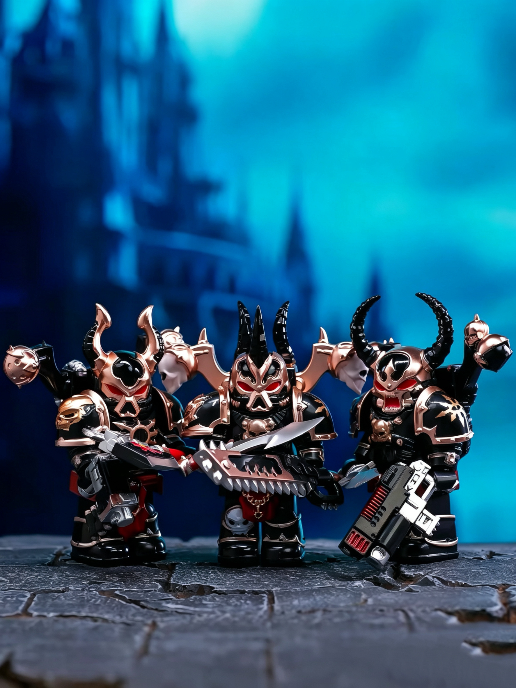 Warhammer 40,000 Chaos Space Marines Minifigure Set