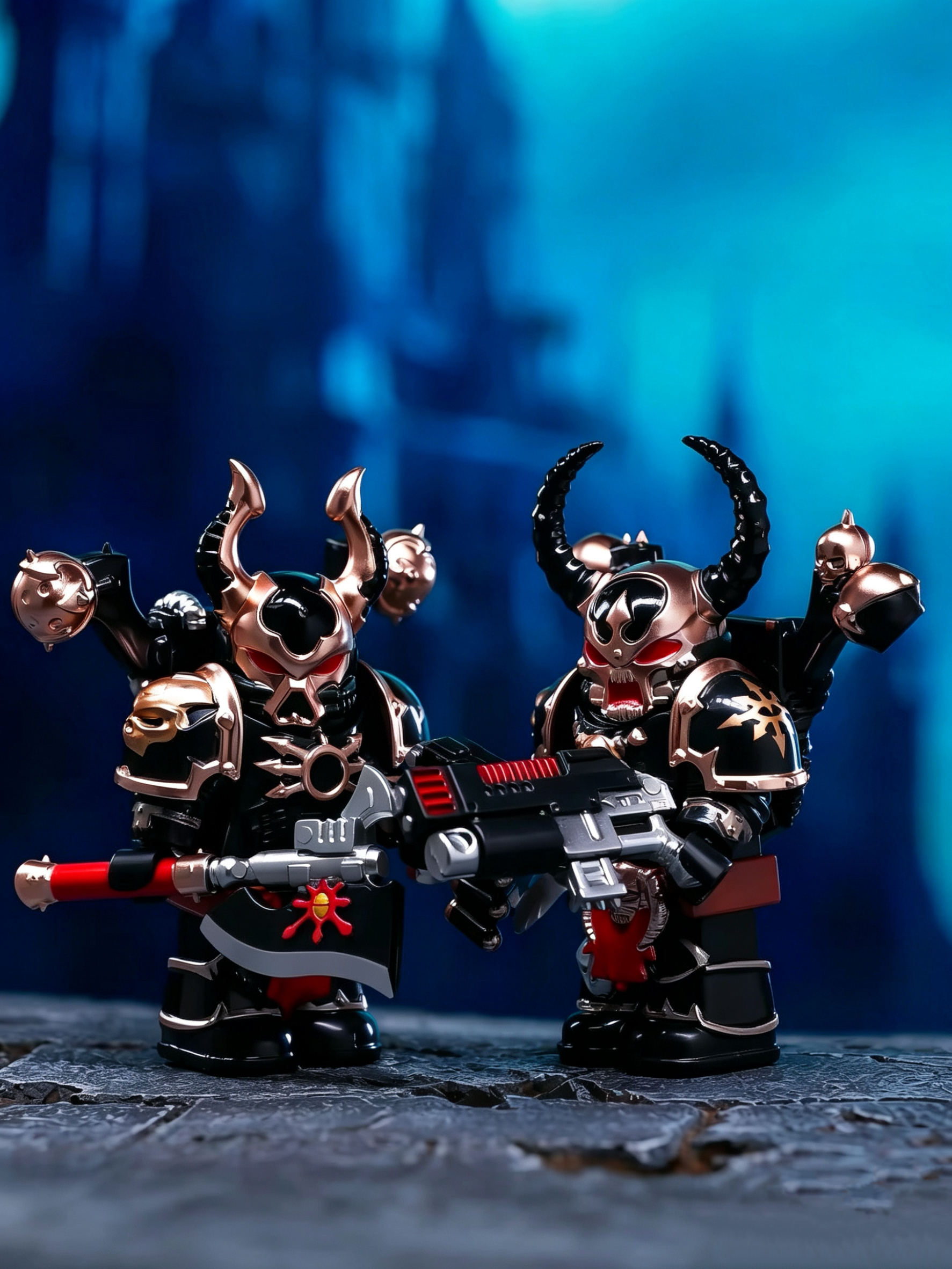 Warhammer 40,000 Chaos Space Marines Minifigure Set