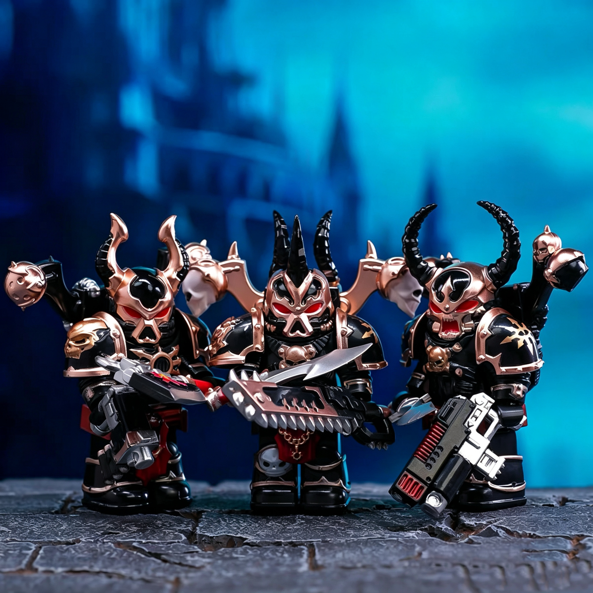 Warhammer 40,000 Chaos Space Marines Minifigure Set