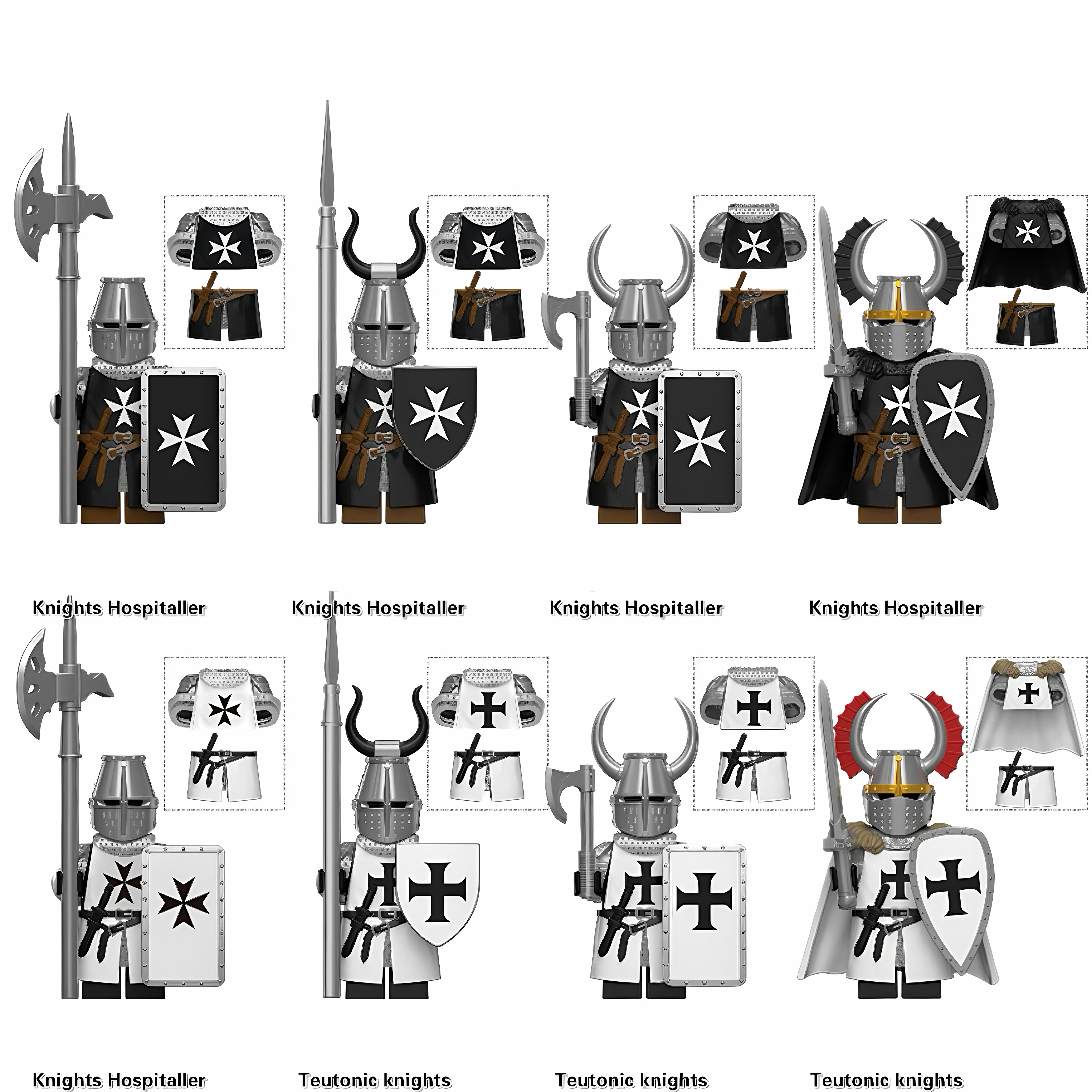 Medieval Fantasy Series Minifigure Set D