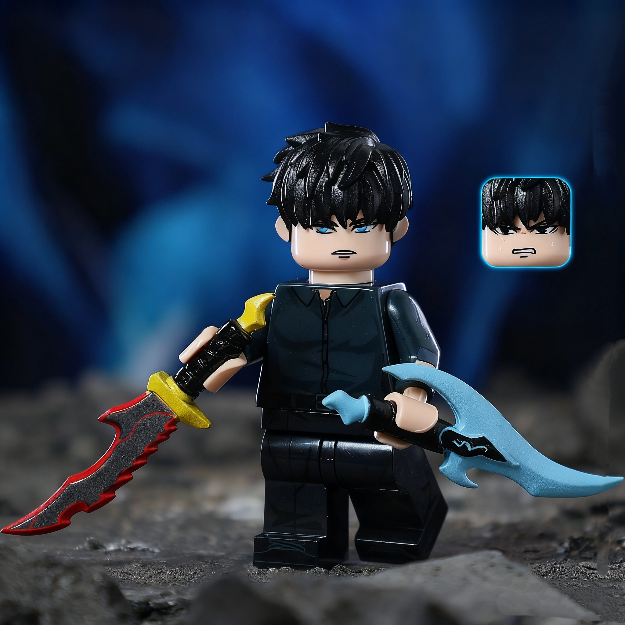 Shadow Monarch Hunter Building Block Figure Mass Production Version Set A