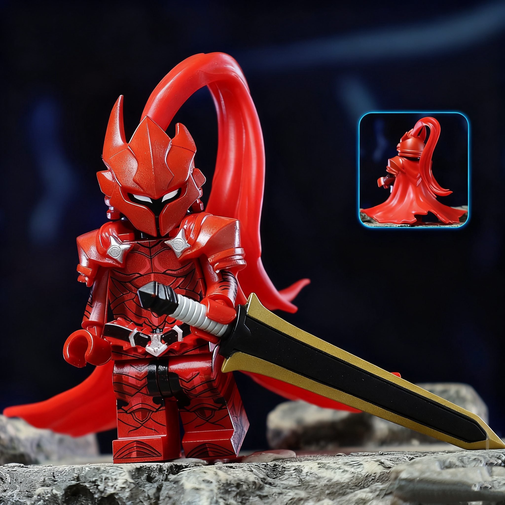 Shadow Monarch Hunter Building Block Figure Mass Production Version Set B