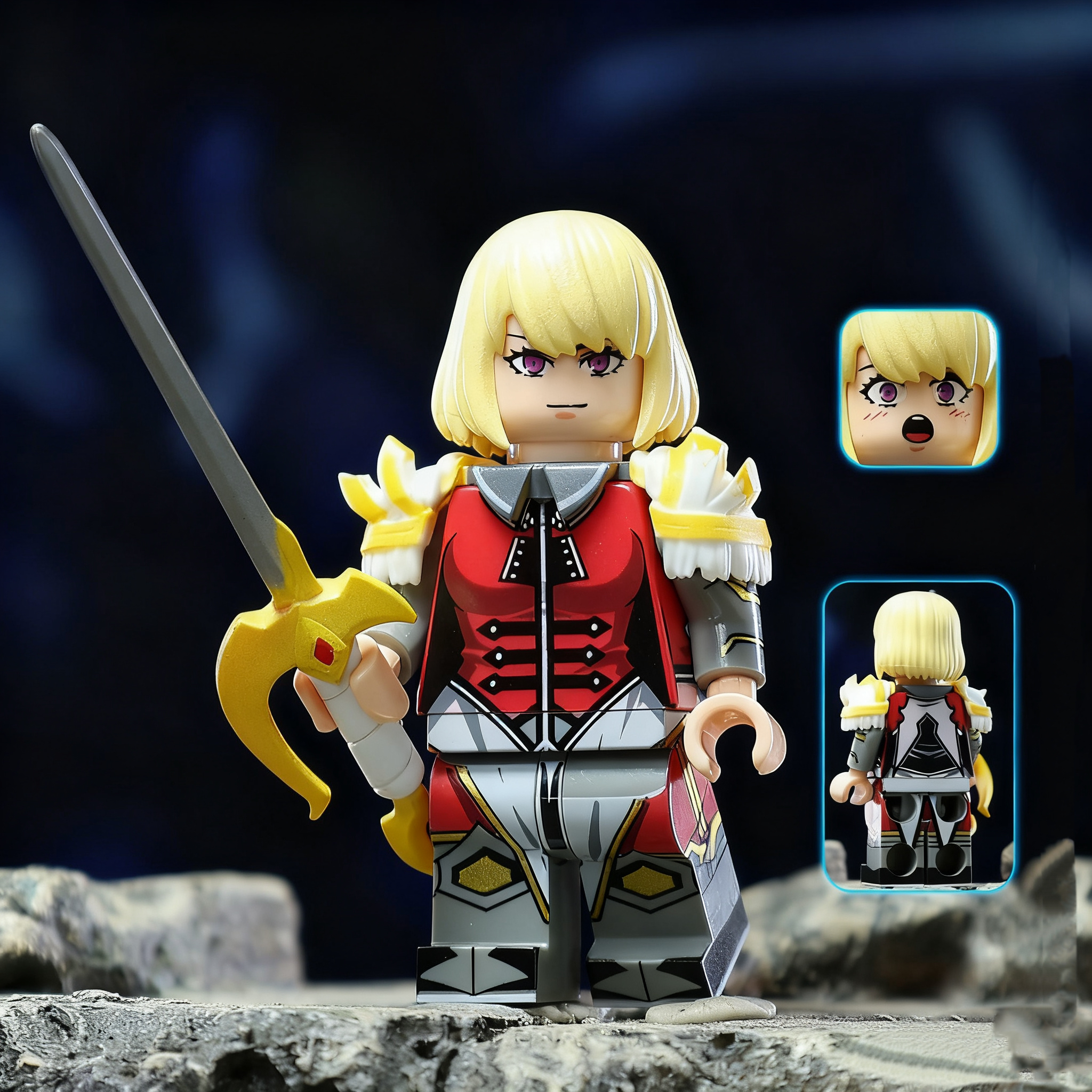 Shadow Monarch Hunter Building Block Figure Mass Production Version Set B