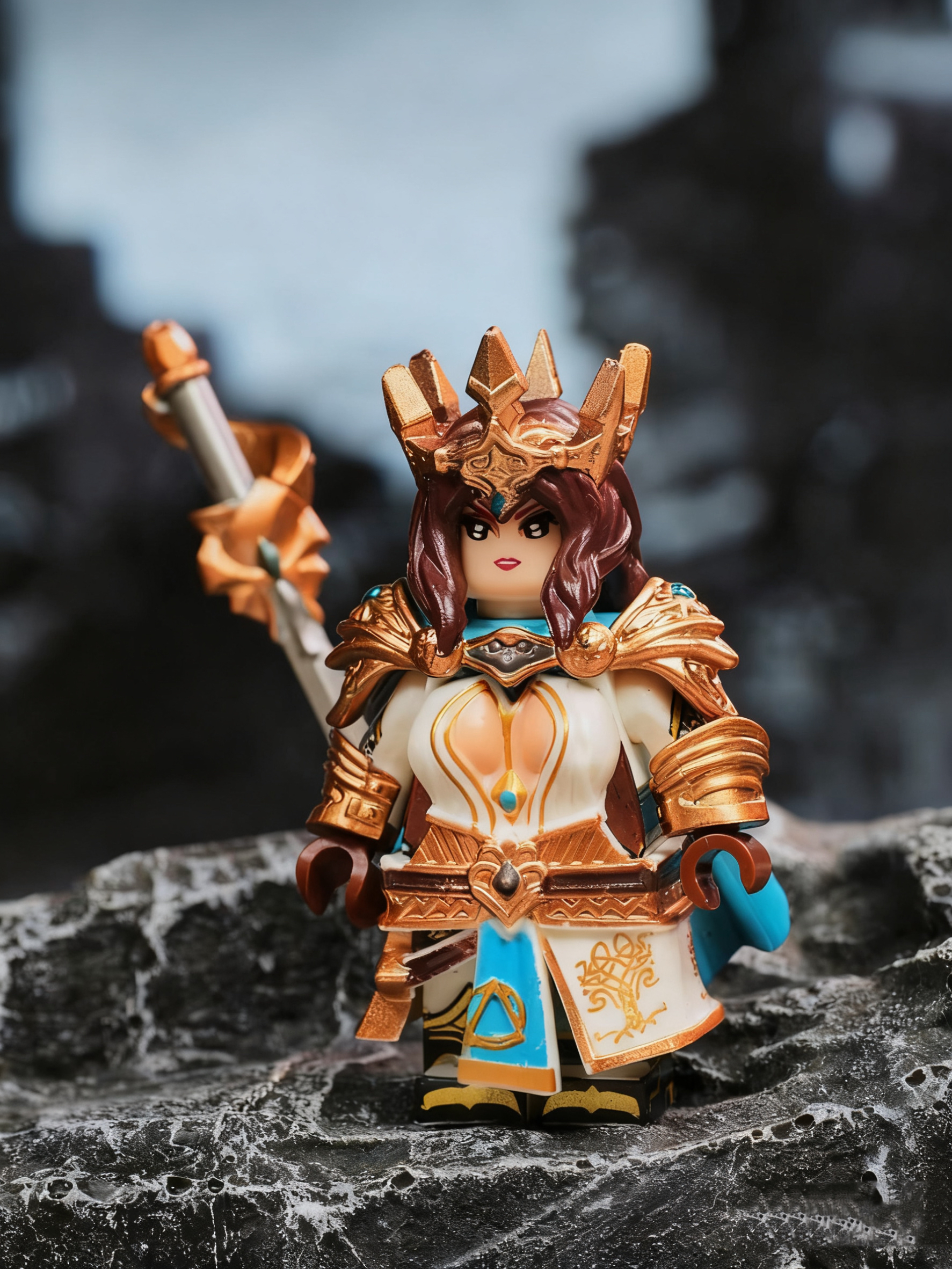 Fantasy Medieval Knights Minifigure Set F