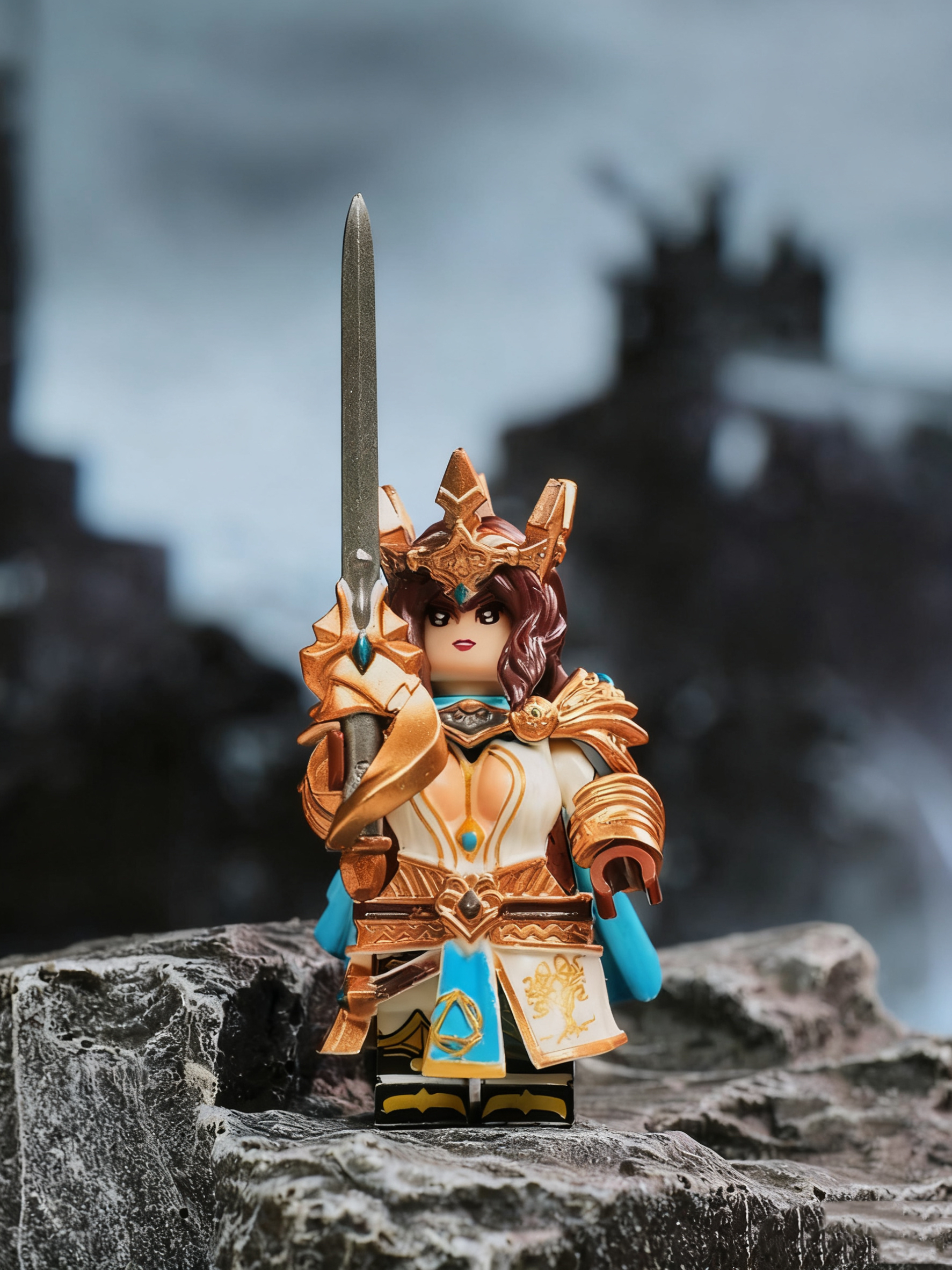 Fantasy Medieval Knights Minifigure Set F