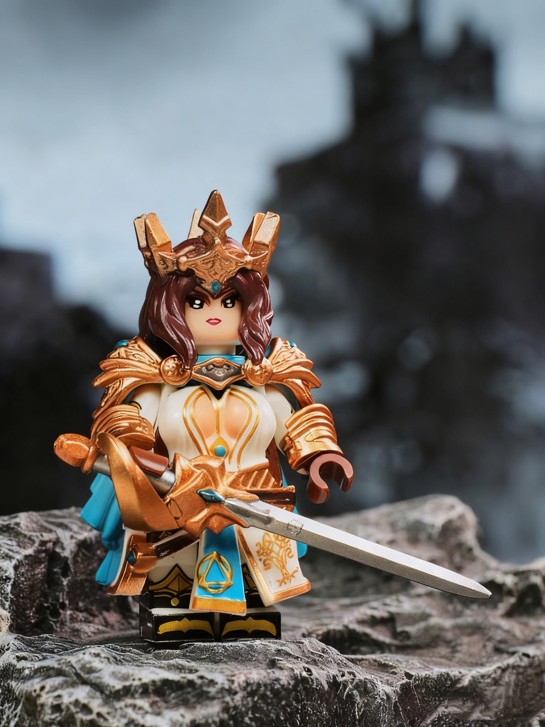 Fantasy Medieval Knights Minifigure Set F