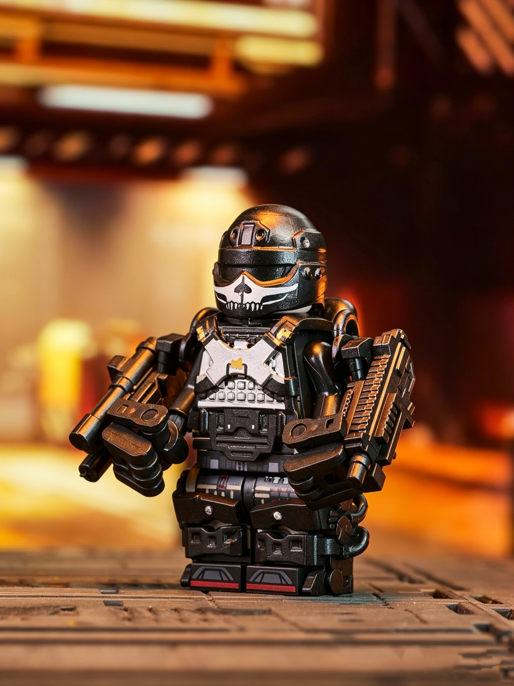 Heavy Exoskeleton Armored Infantry Minifigure – Mass Production Version