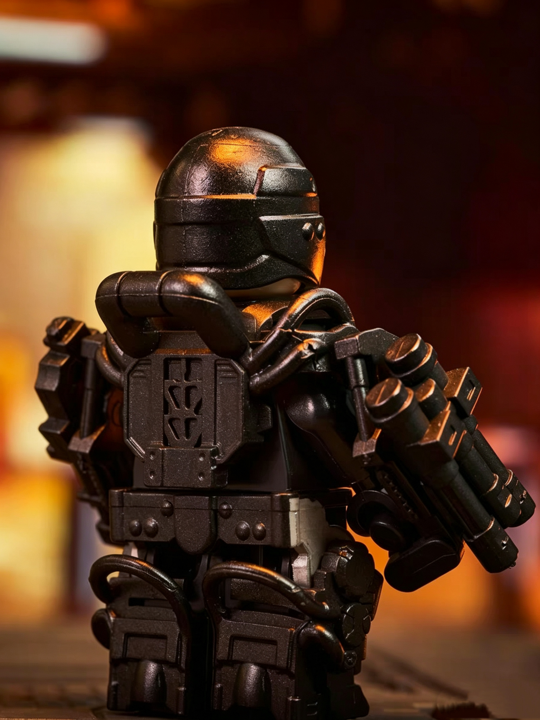 Heavy Exoskeleton Armored Infantry Minifigure – Mass Production Version