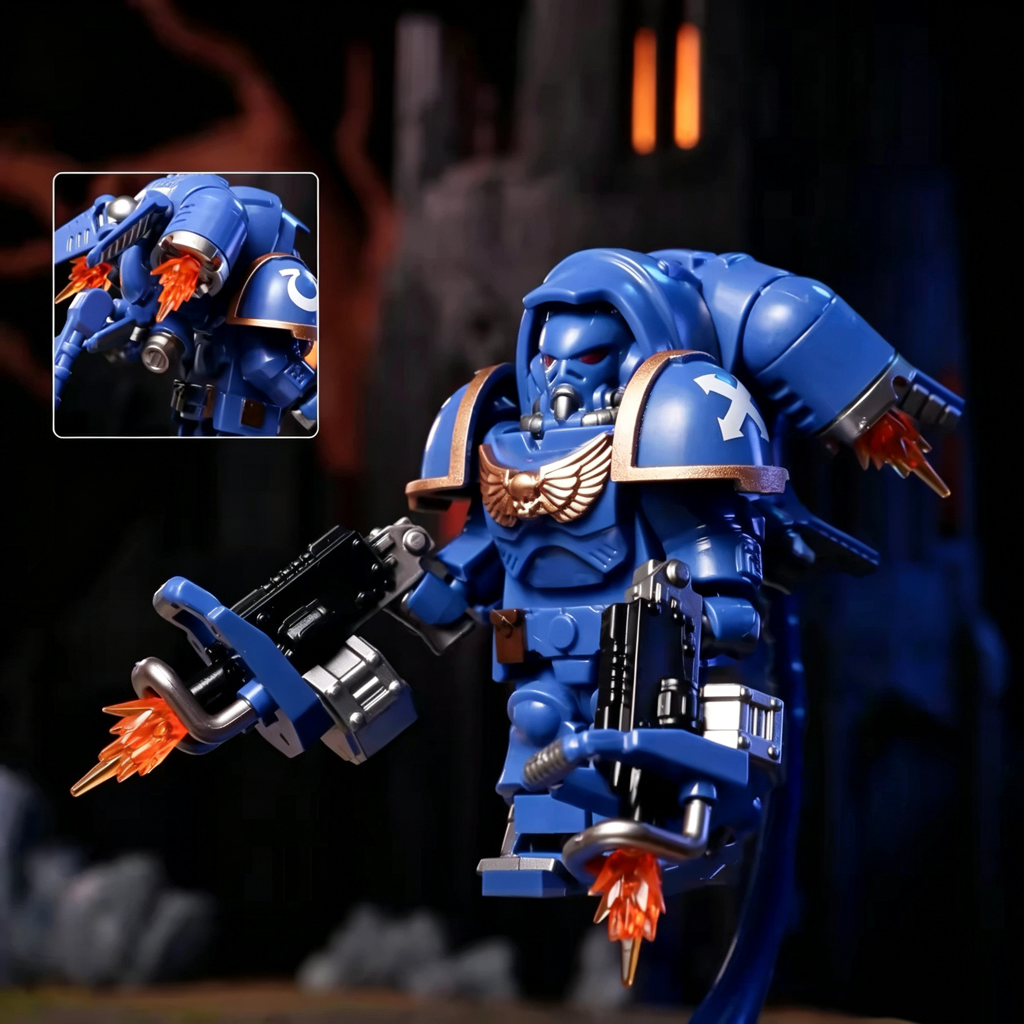 Gothic Space Knights Series Space Knights Minifigure Set G