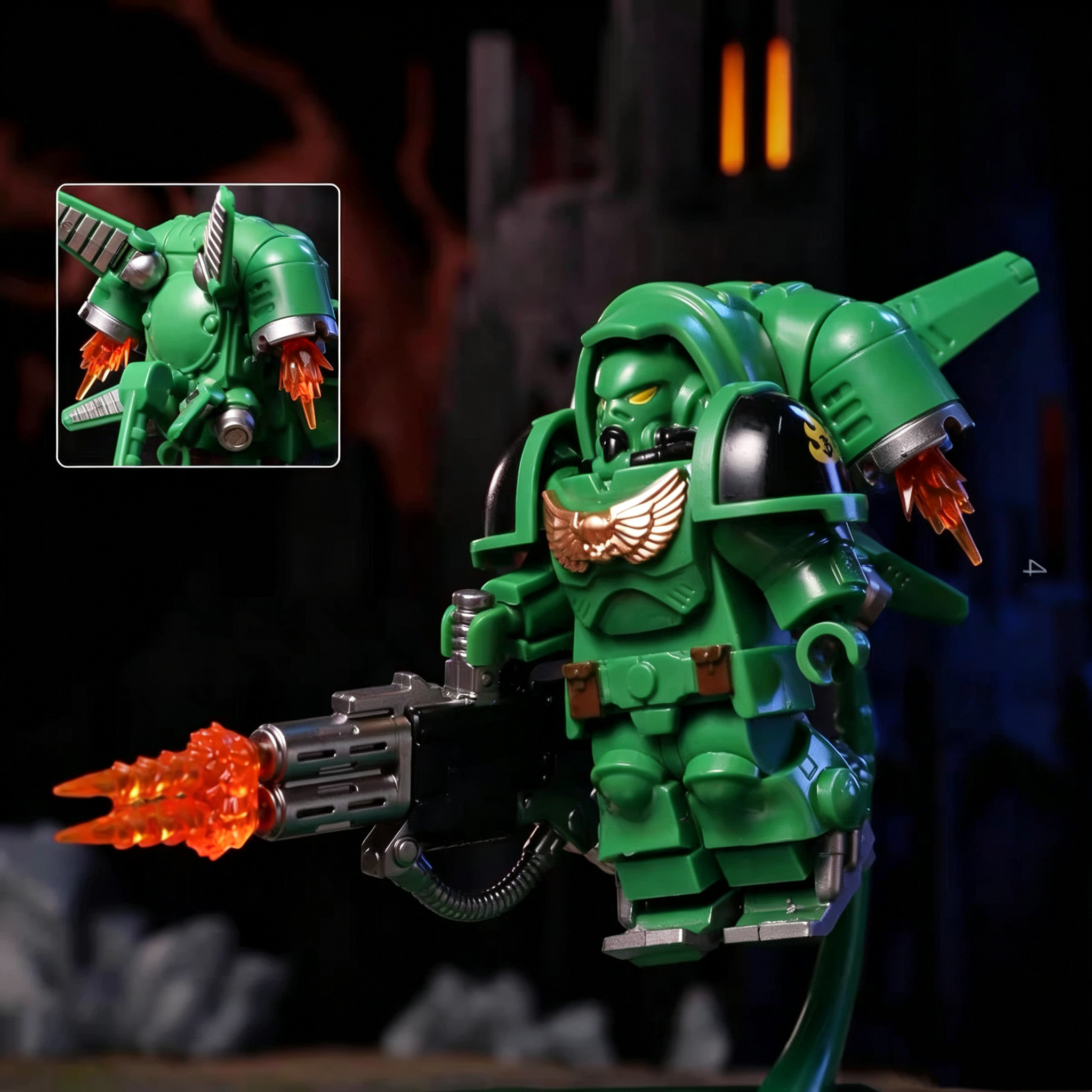 Gothic Space Knights Series Space Knights Minifigure Set G