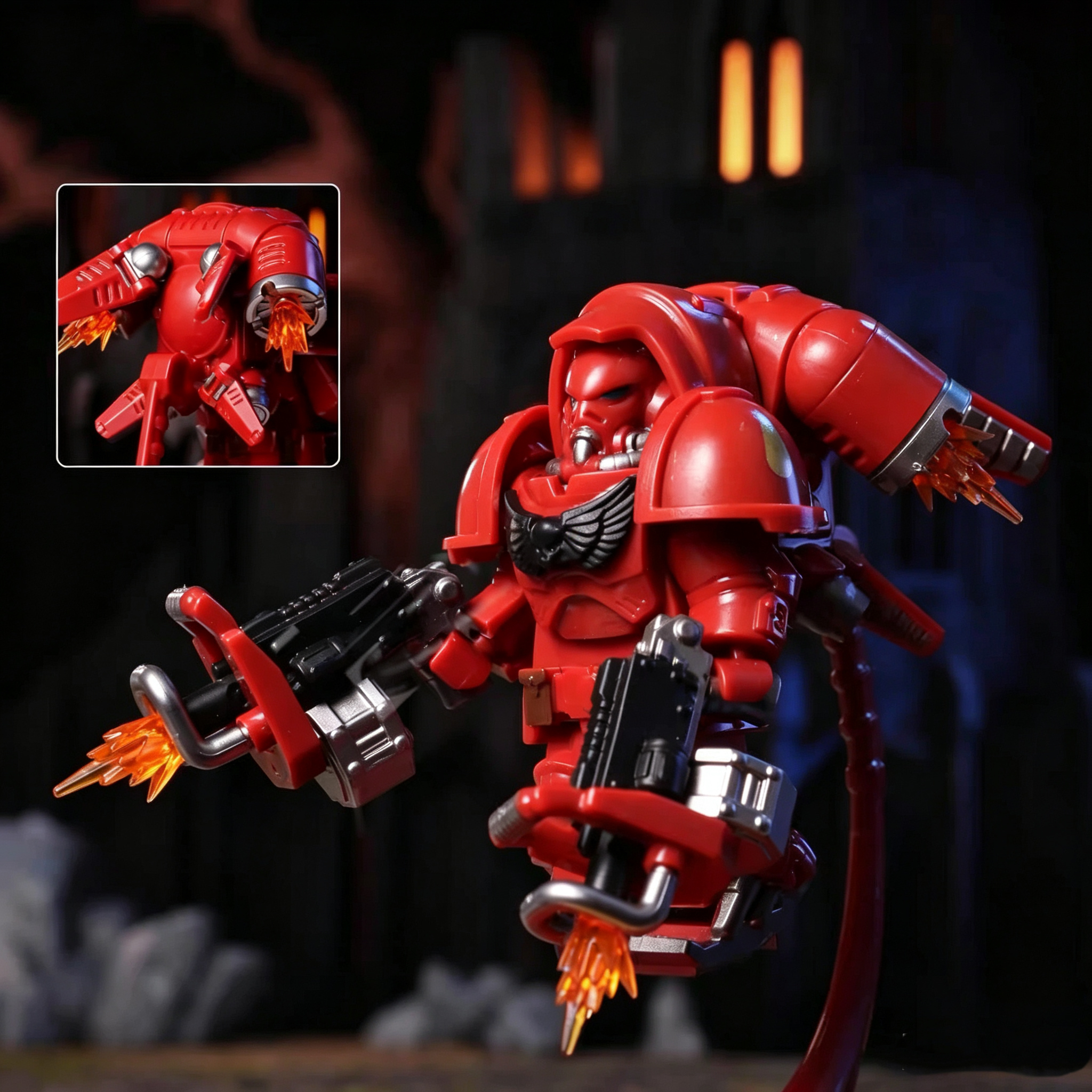 Gothic Space Knights Series Space Knights Minifigure Set G