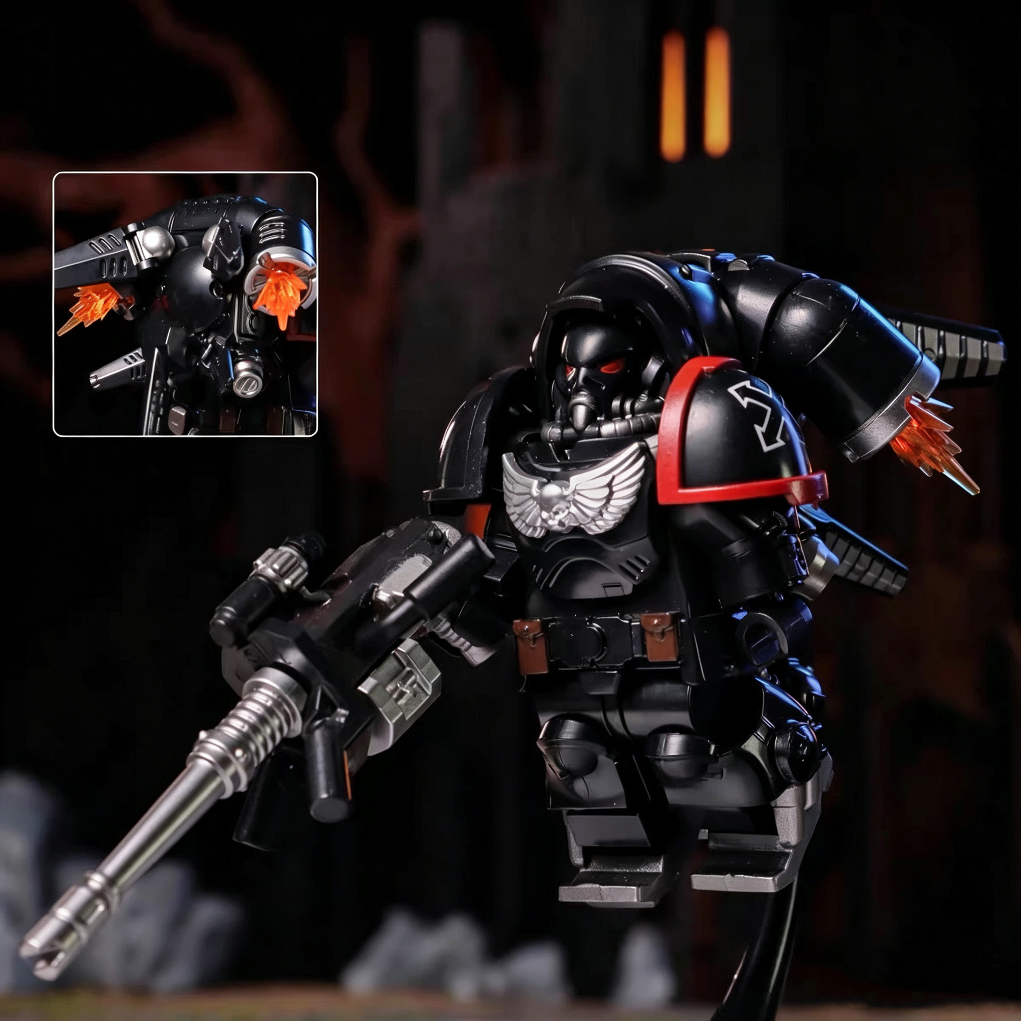 Gothic Space Knights Series Space Knights Minifigure Set G