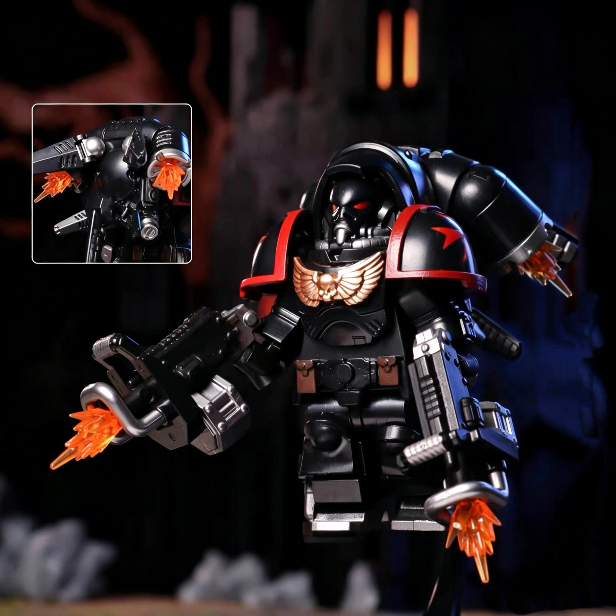 Gothic Space Knights Series Space Knights Minifigure Set G