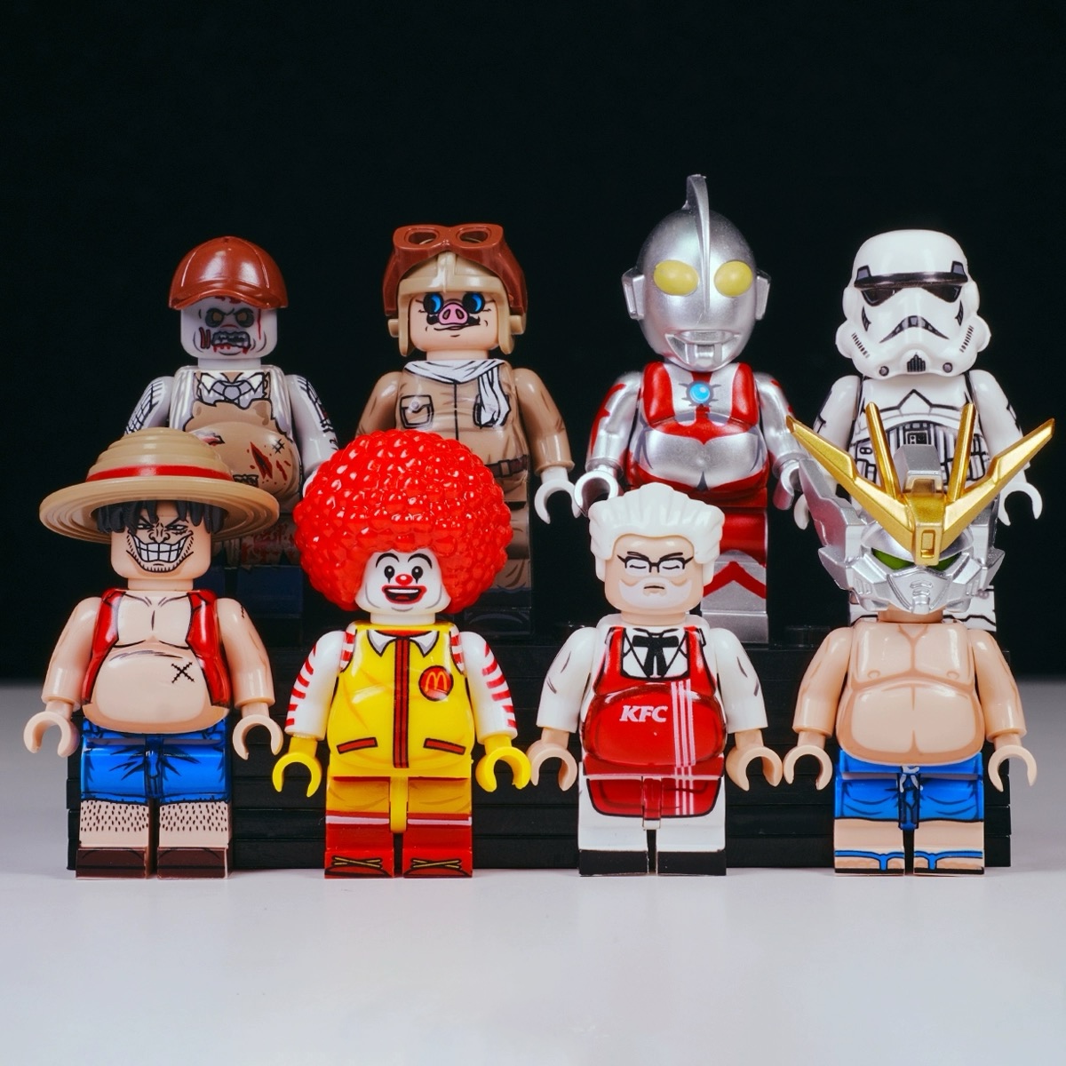Halloween Funny Costume Building Block Figure Mass Production Version