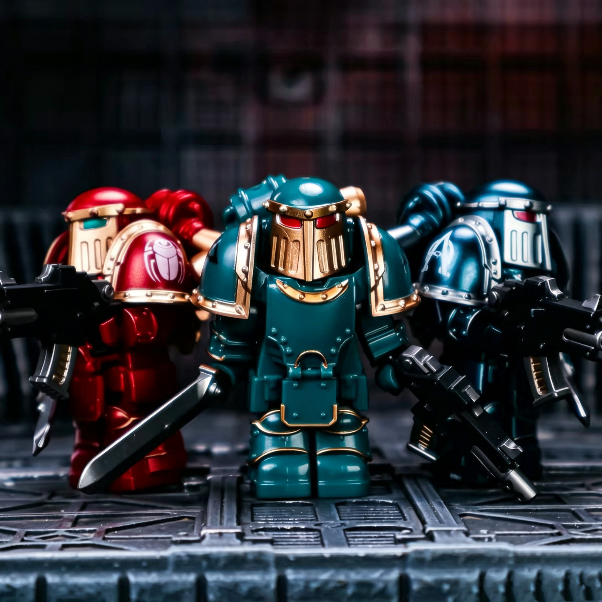 [Copy]Gothic Space Knights Series Space Knights Minifigure Set F