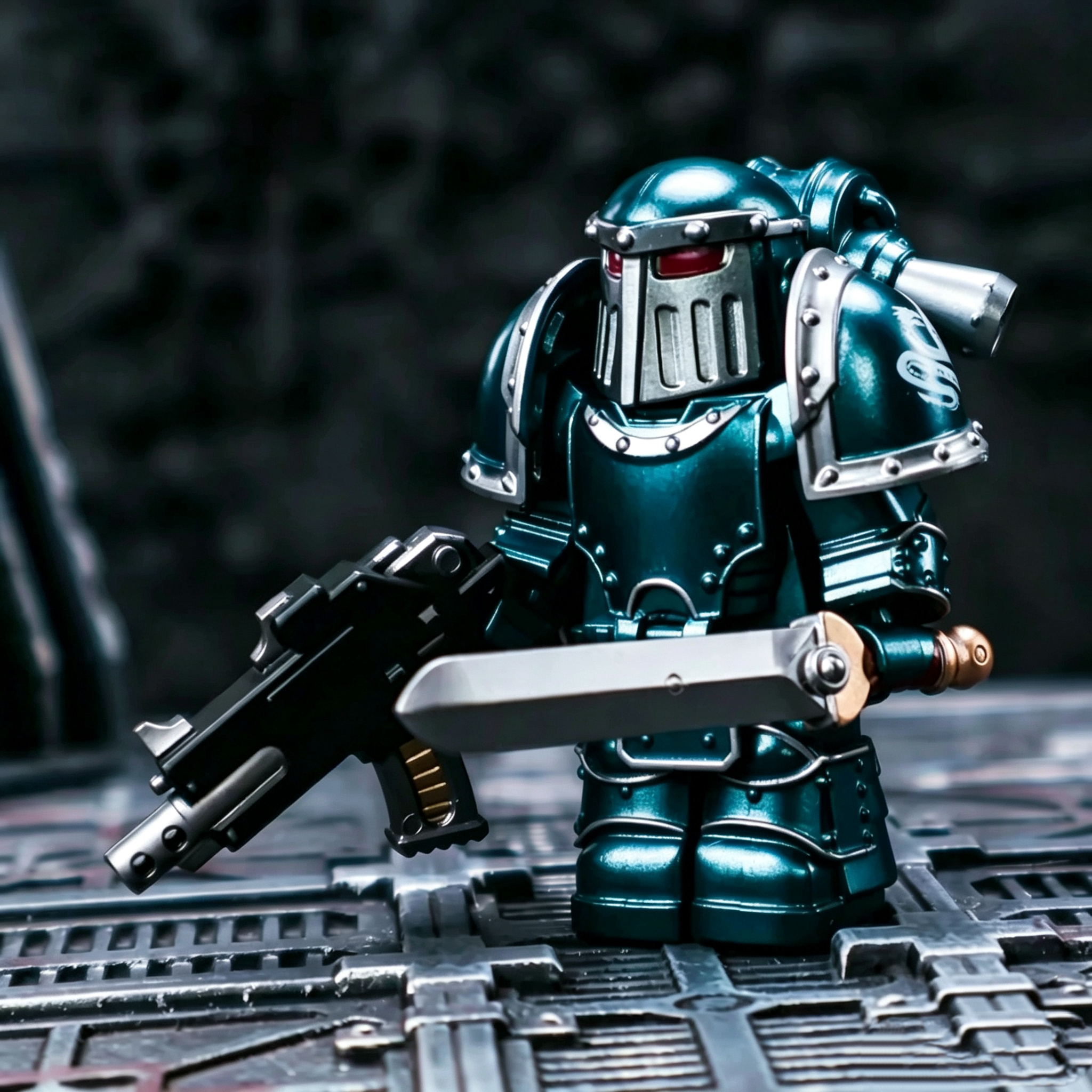 [Copy]Gothic Space Knights Series Space Knights Minifigure Set F