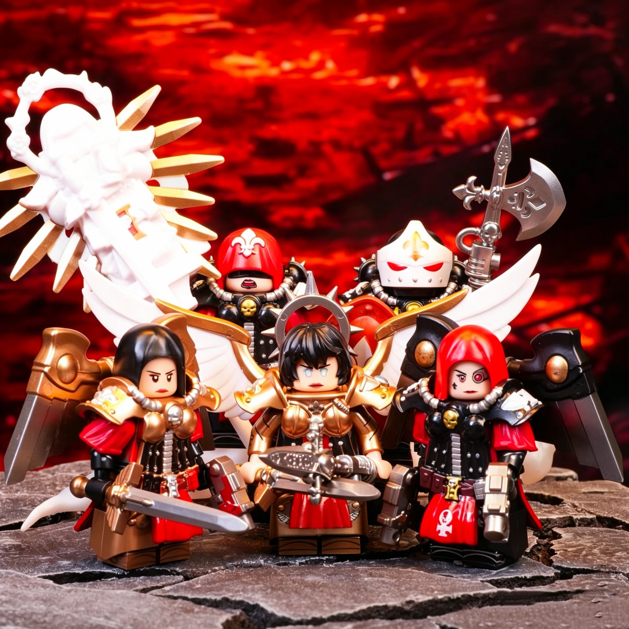 Warhammer 40,000 Adepta Sororitas Minifigure Set B