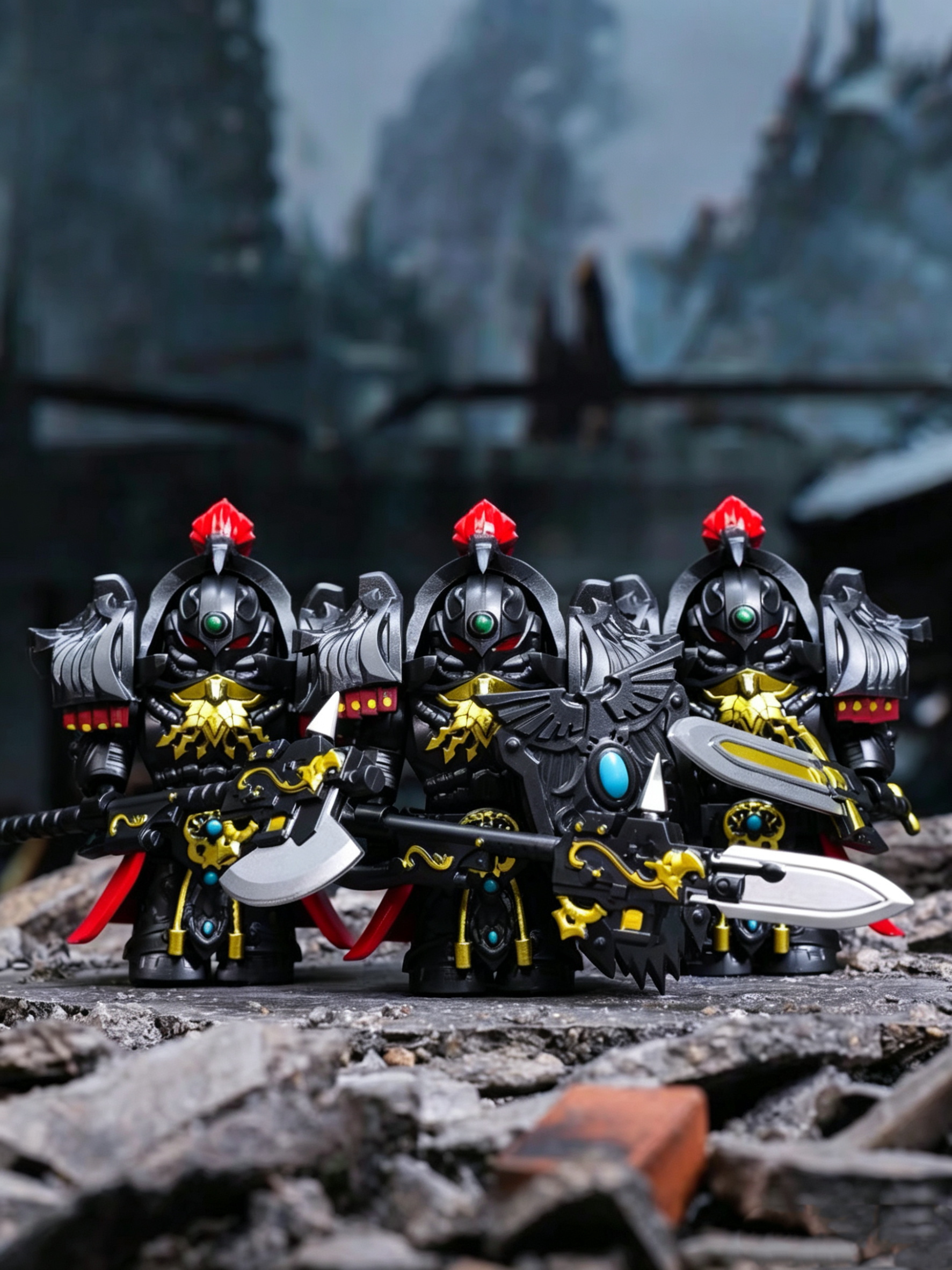 Warhammer 40,000 Black Templars Minifigure Set