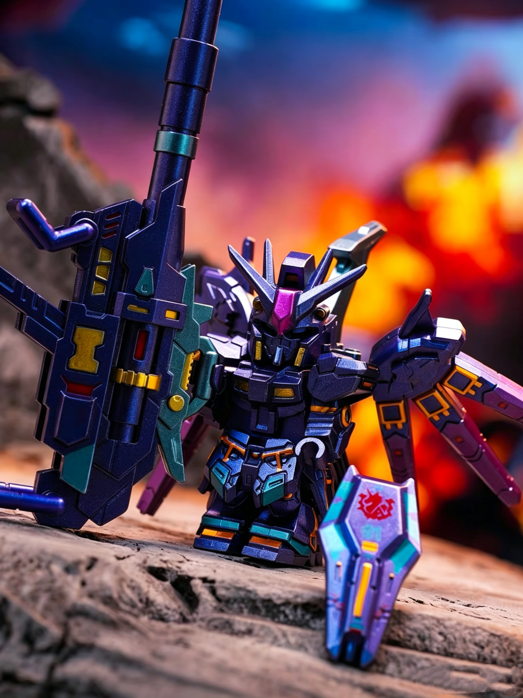 Mystery Armored Space Robot Building Block Figure Series