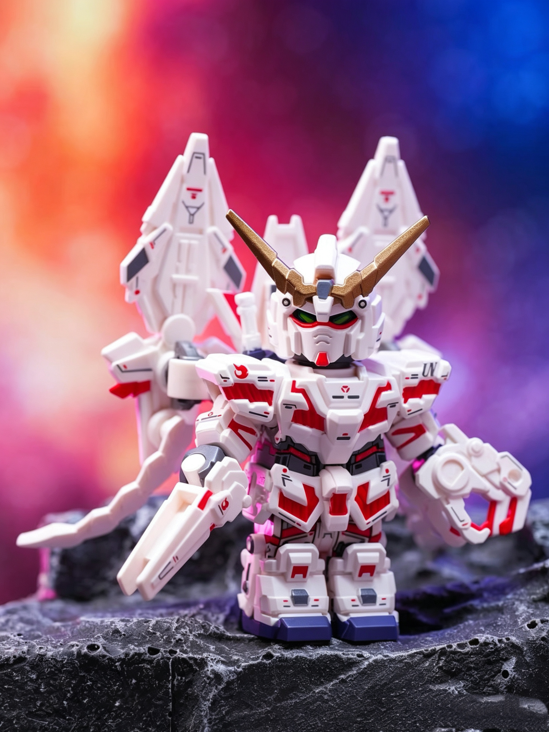 White Horn Cosmic Mecha Minifigure