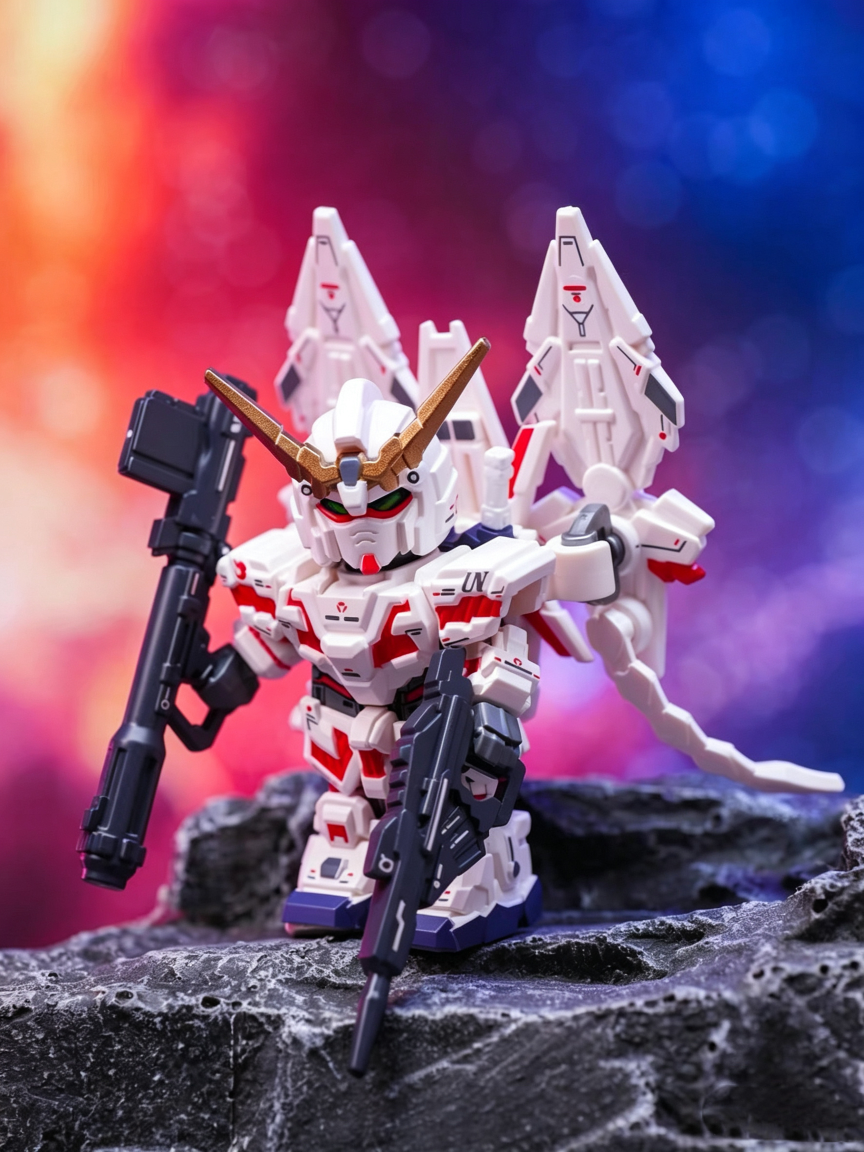 White Horn Cosmic Mecha Minifigure
