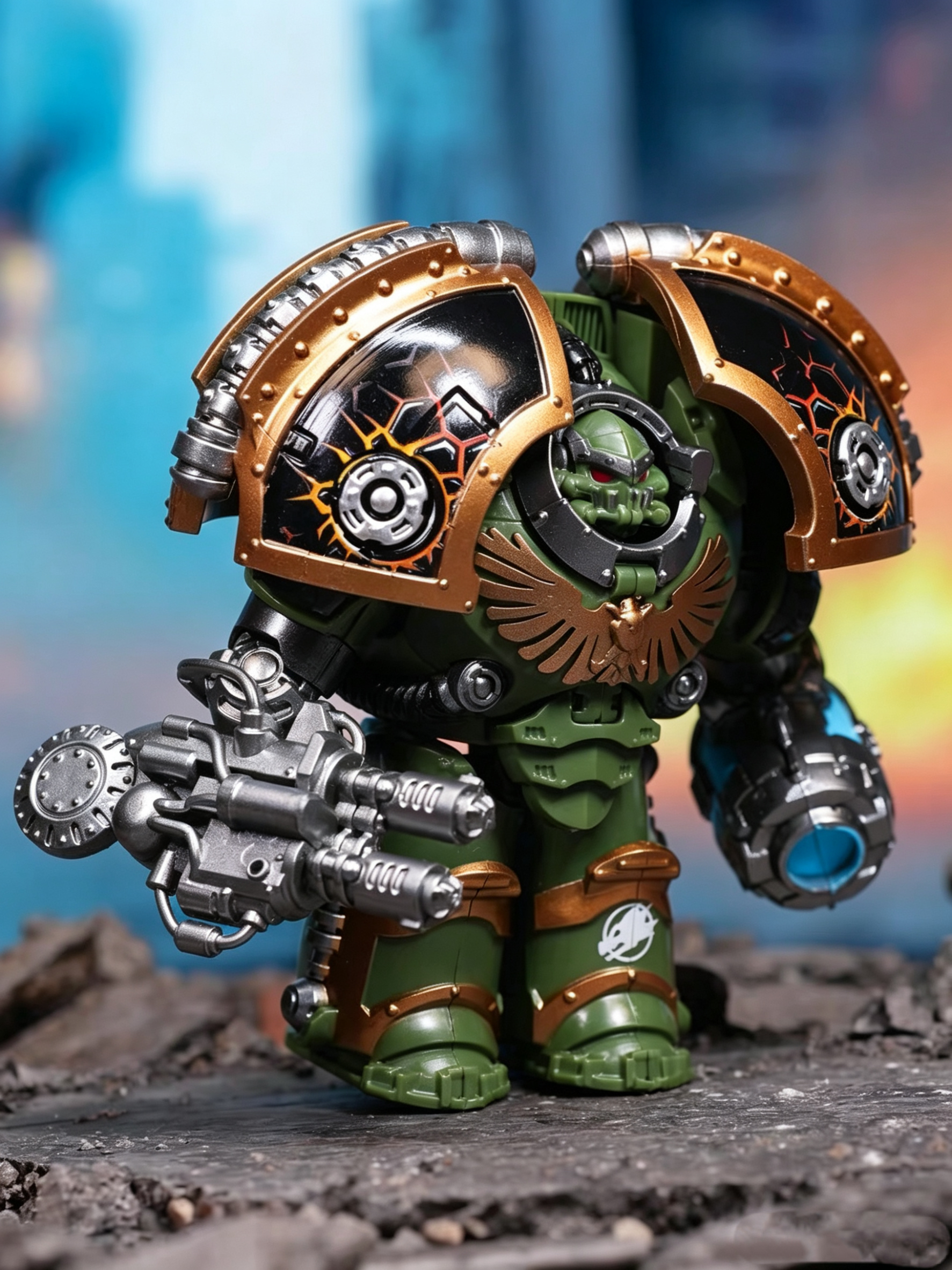 Warhammer 40,000 Salamanders Saturnine Terminator Minifigure Set