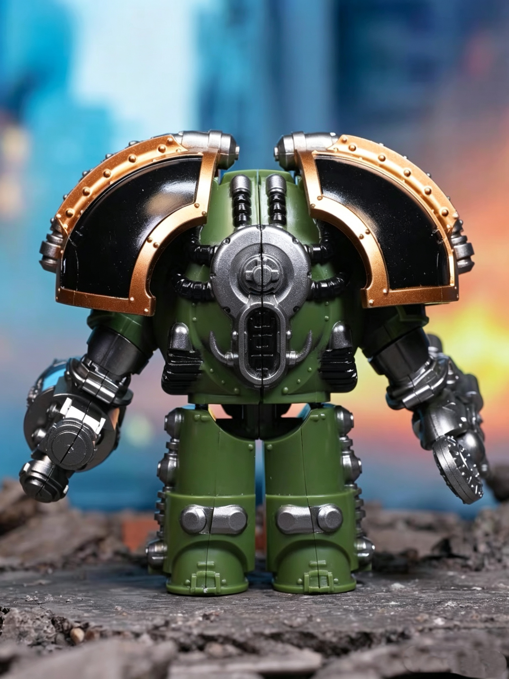 Warhammer 40,000 Salamanders Saturnine Terminator Minifigure Set