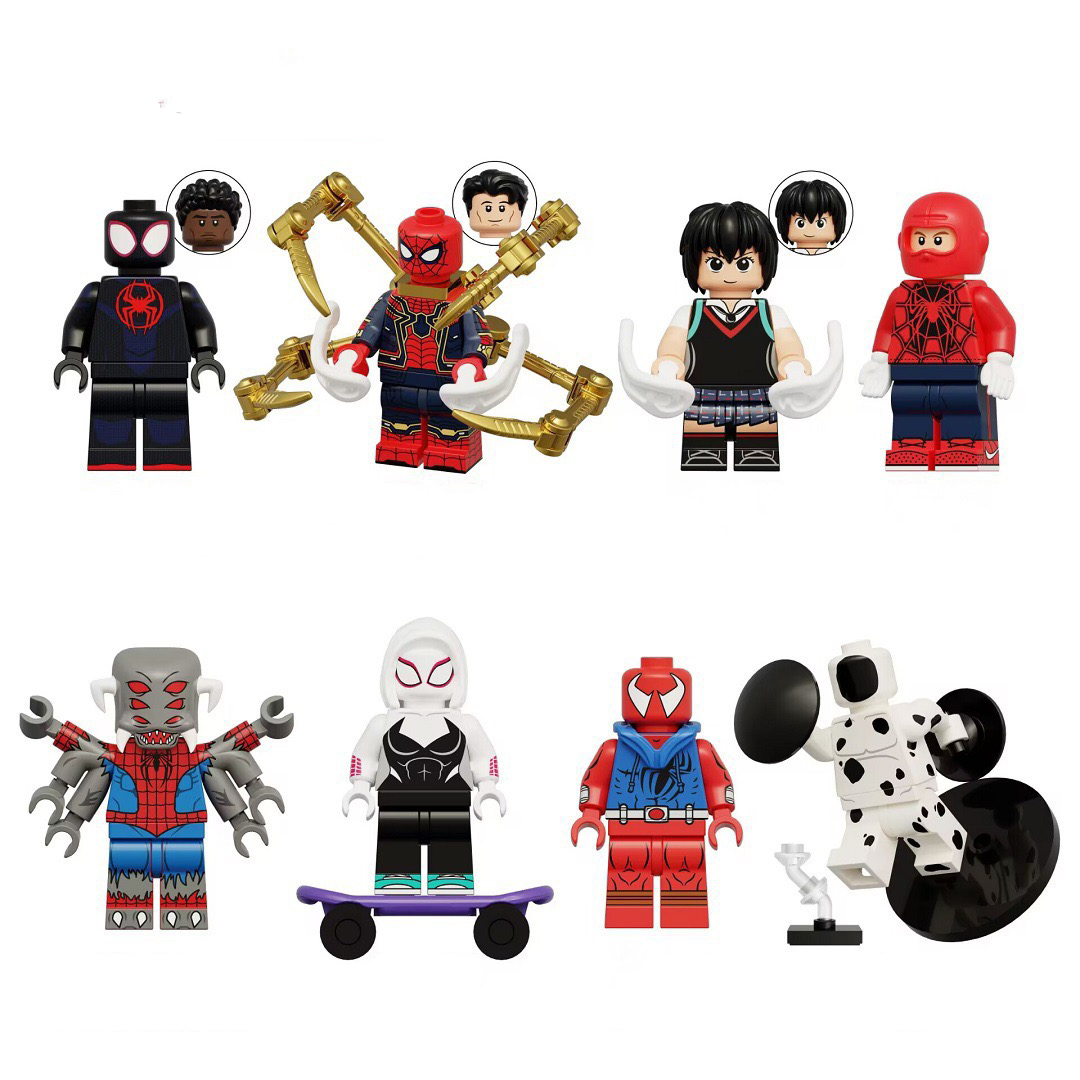 Red-Blue Web Warrior Mass Production Version Set A