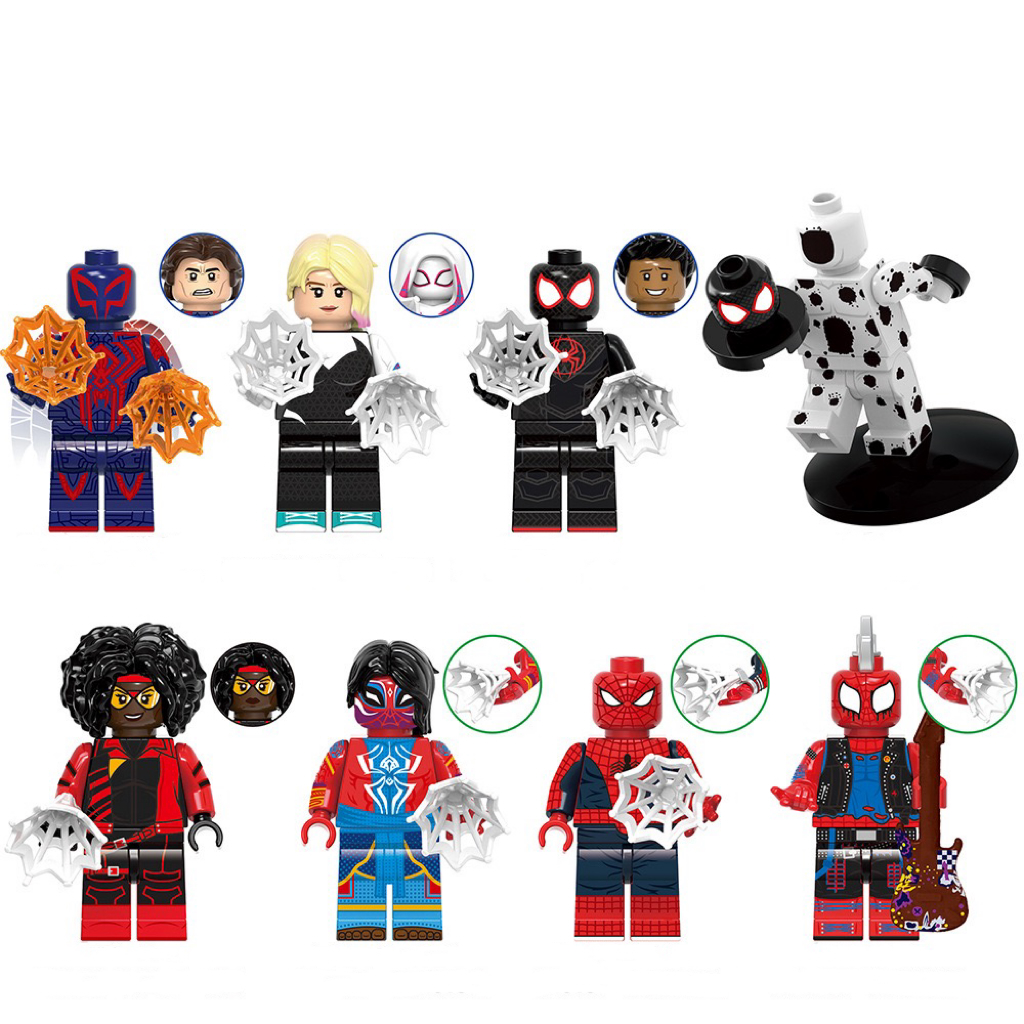 Red-Blue Web Warrior Mass Production Version Set B