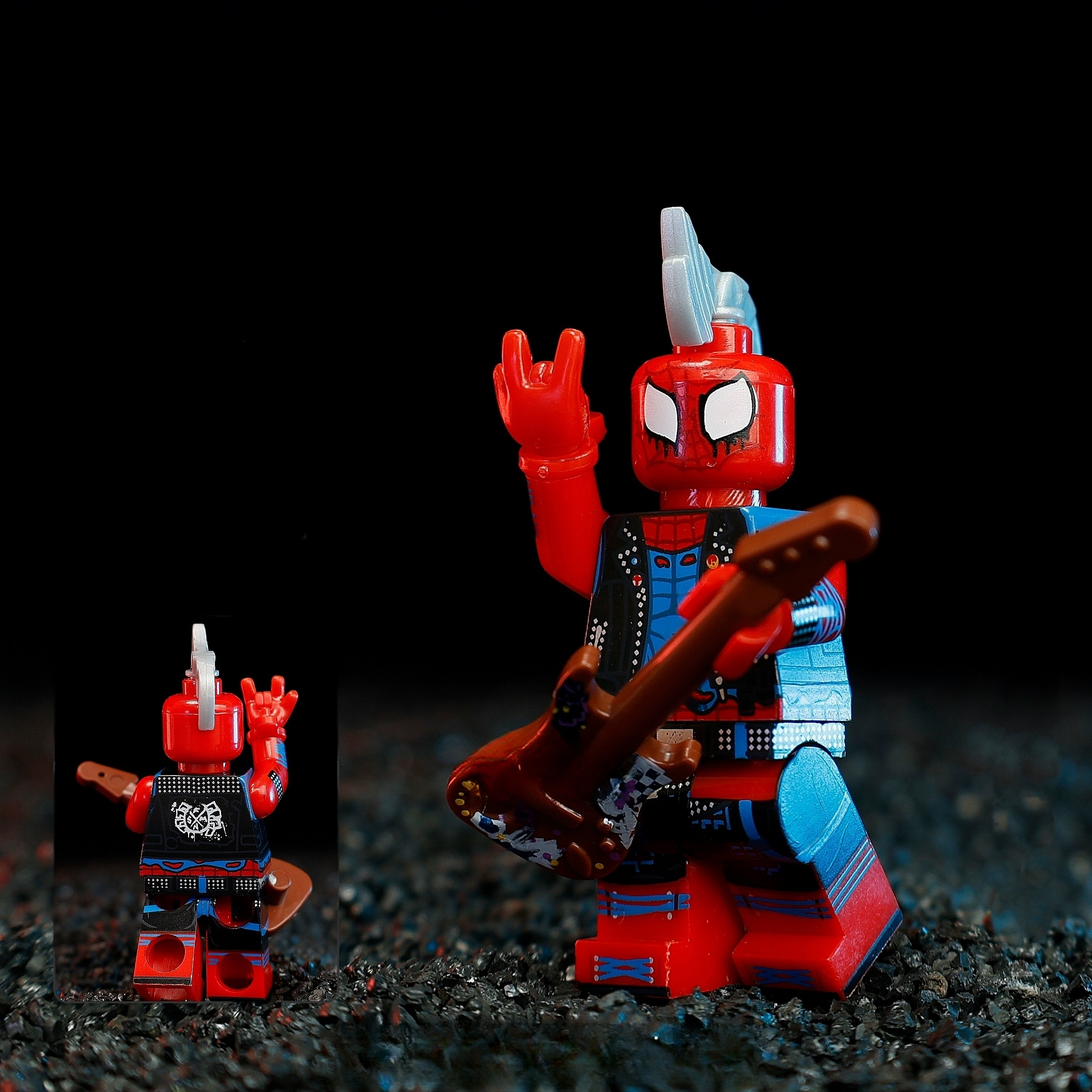 Red-Blue Web Warrior Mass Production Version Set B