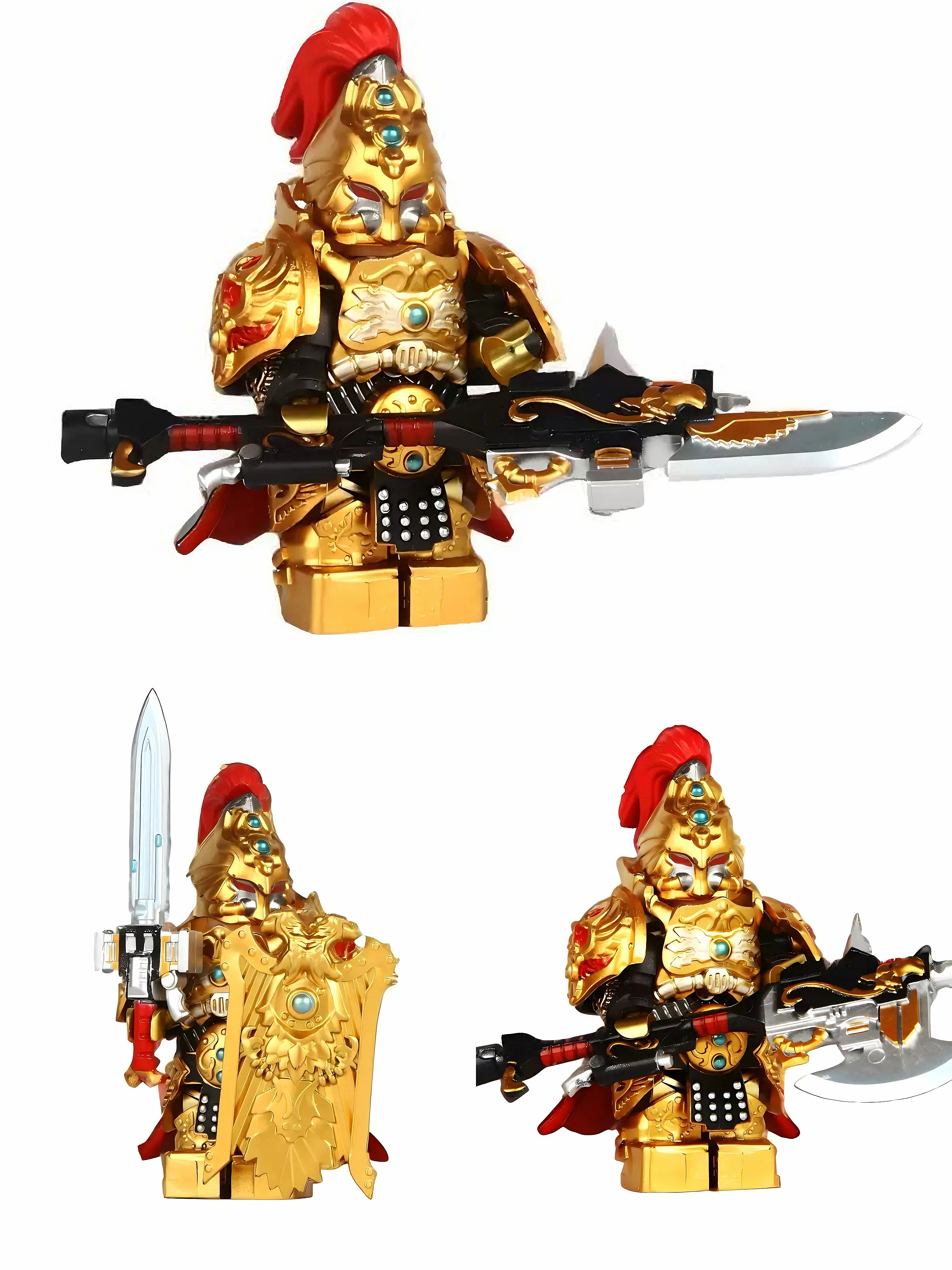 Gothic Space Knights Series Imperial Guard Minifigure Set C