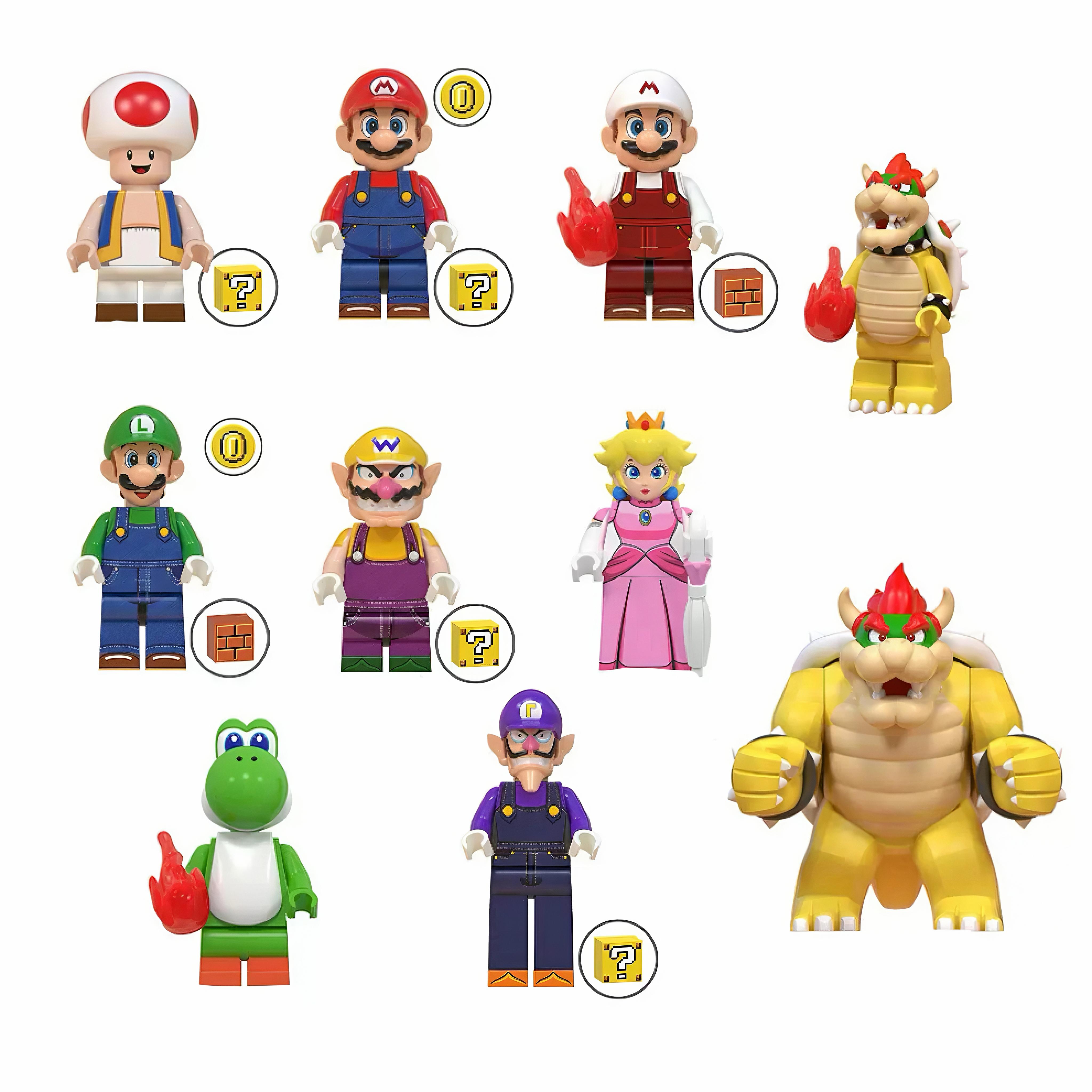Retro Arcade Adventurer Minifigure Series Set A