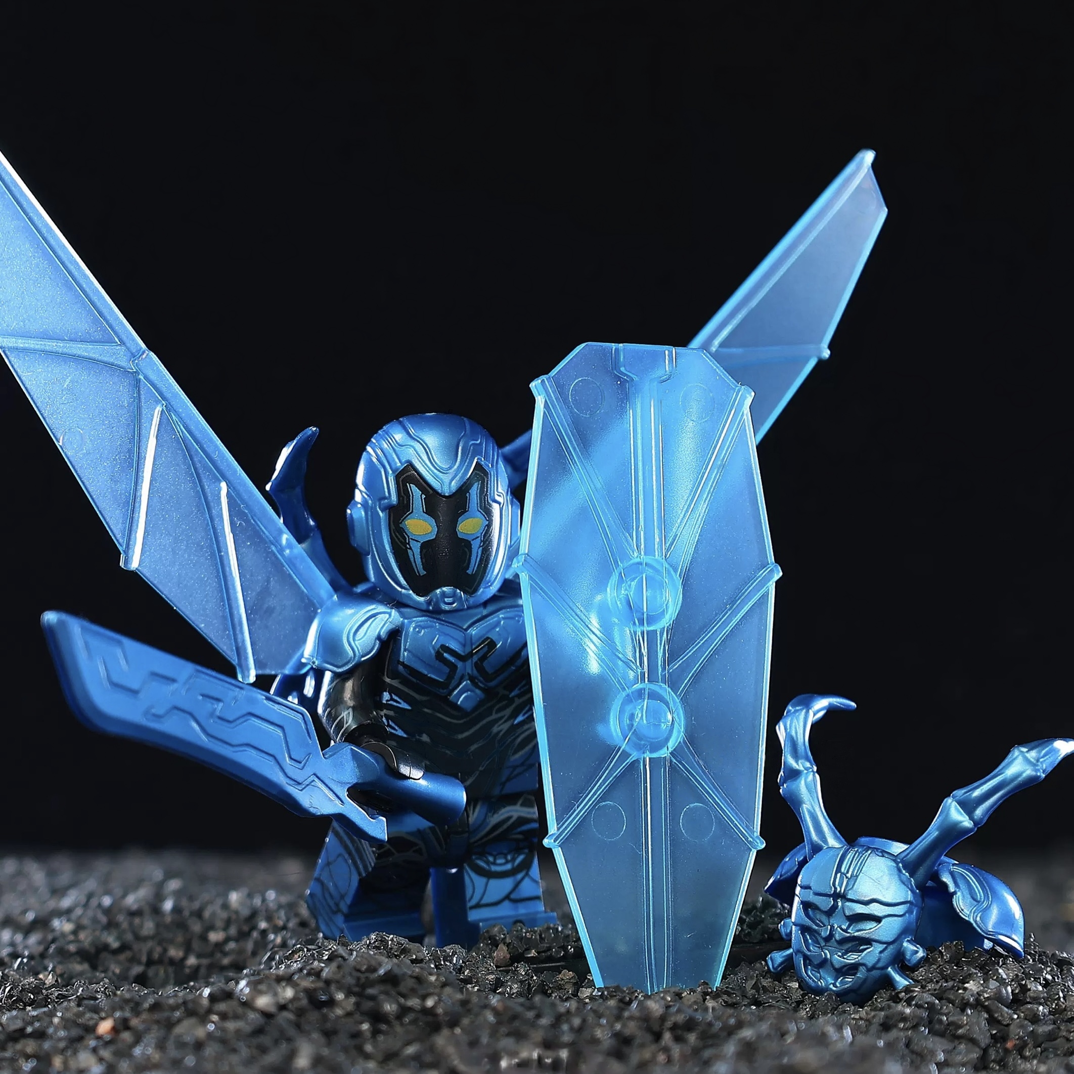 Blue Armor Pulse Energy Warrior Mass Production Version