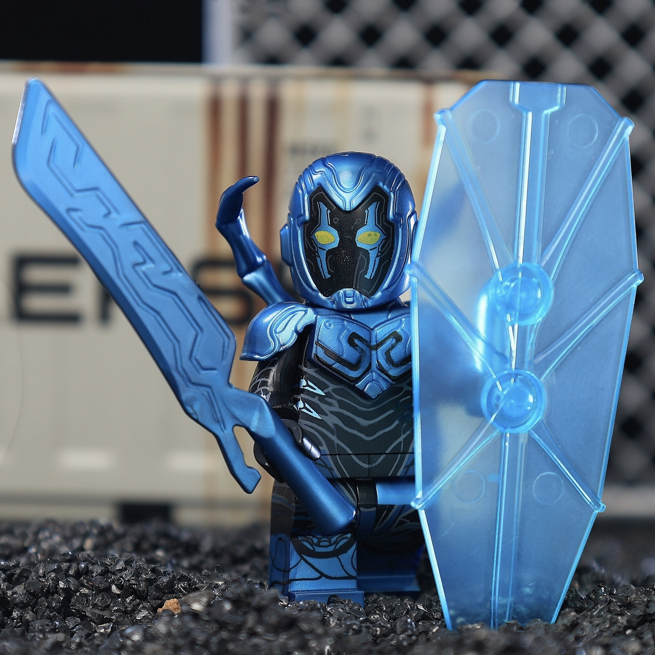 Blue Armor Pulse Energy Warrior Mass Production Version