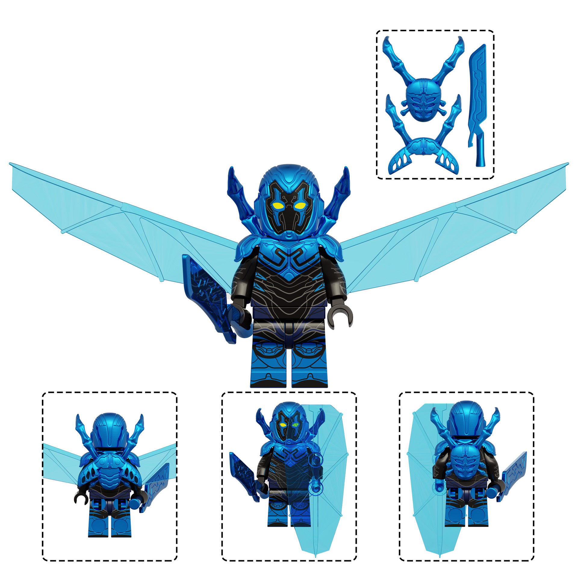 Blue Armor Pulse Energy Warrior Mass Production Version
