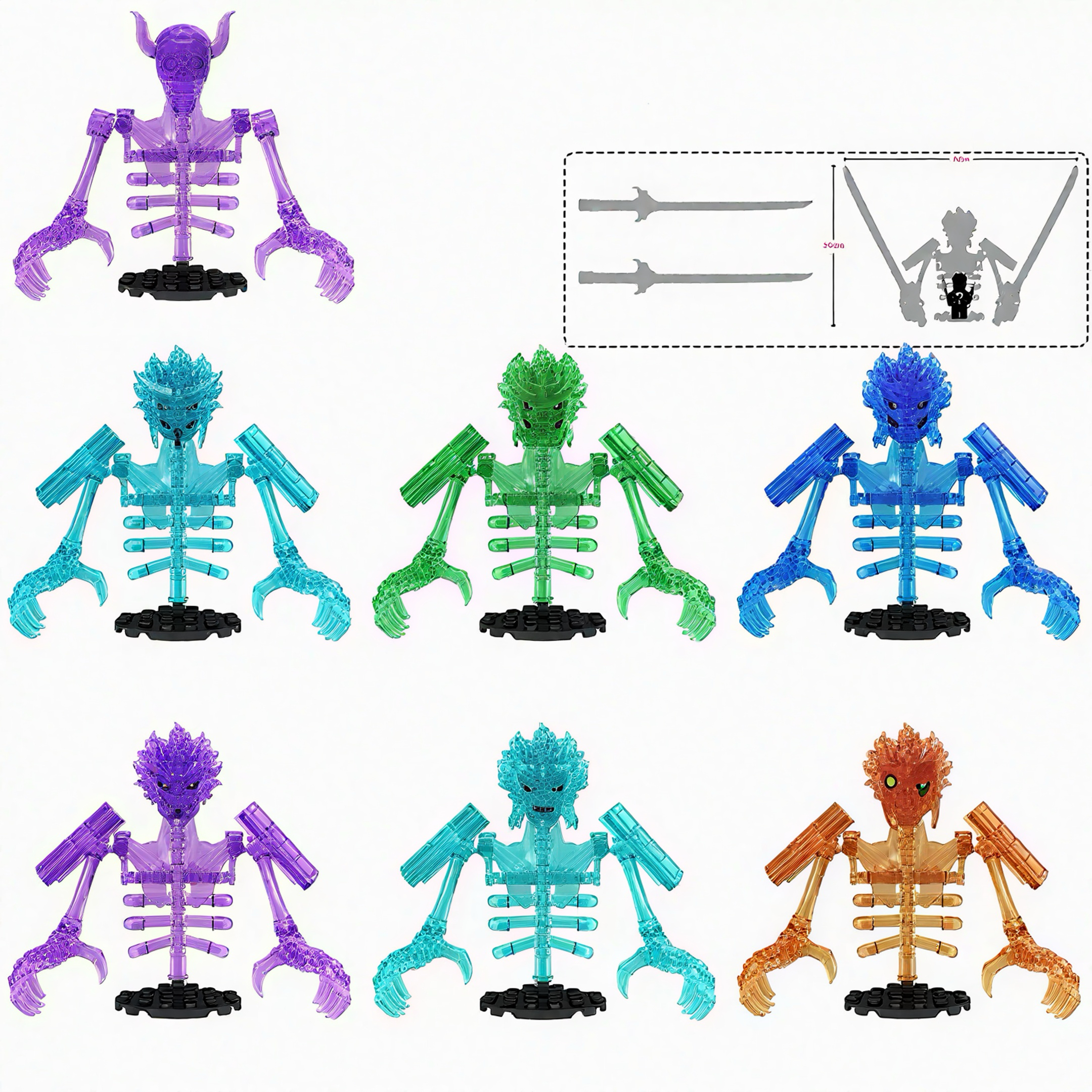 Ninja Legends Series Mass Production Version Set G