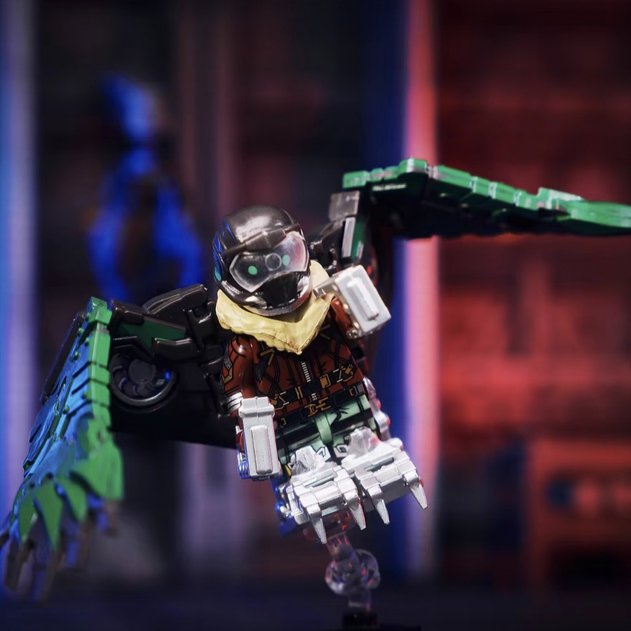 Green-Winged Flight Armor Villain Mass Production Version