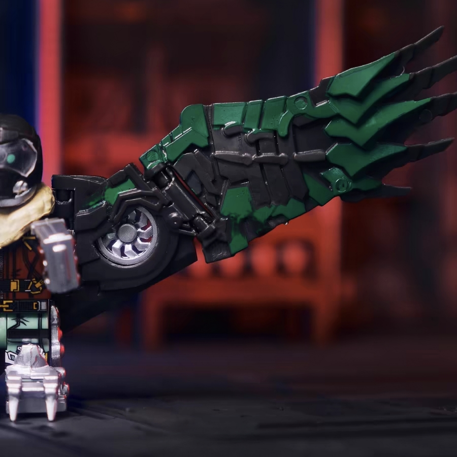 Green-Winged Flight Armor Villain Mass Production Version