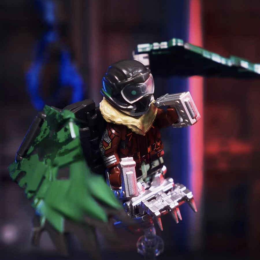 Green-Winged Flight Armor Villain Mass Production Version